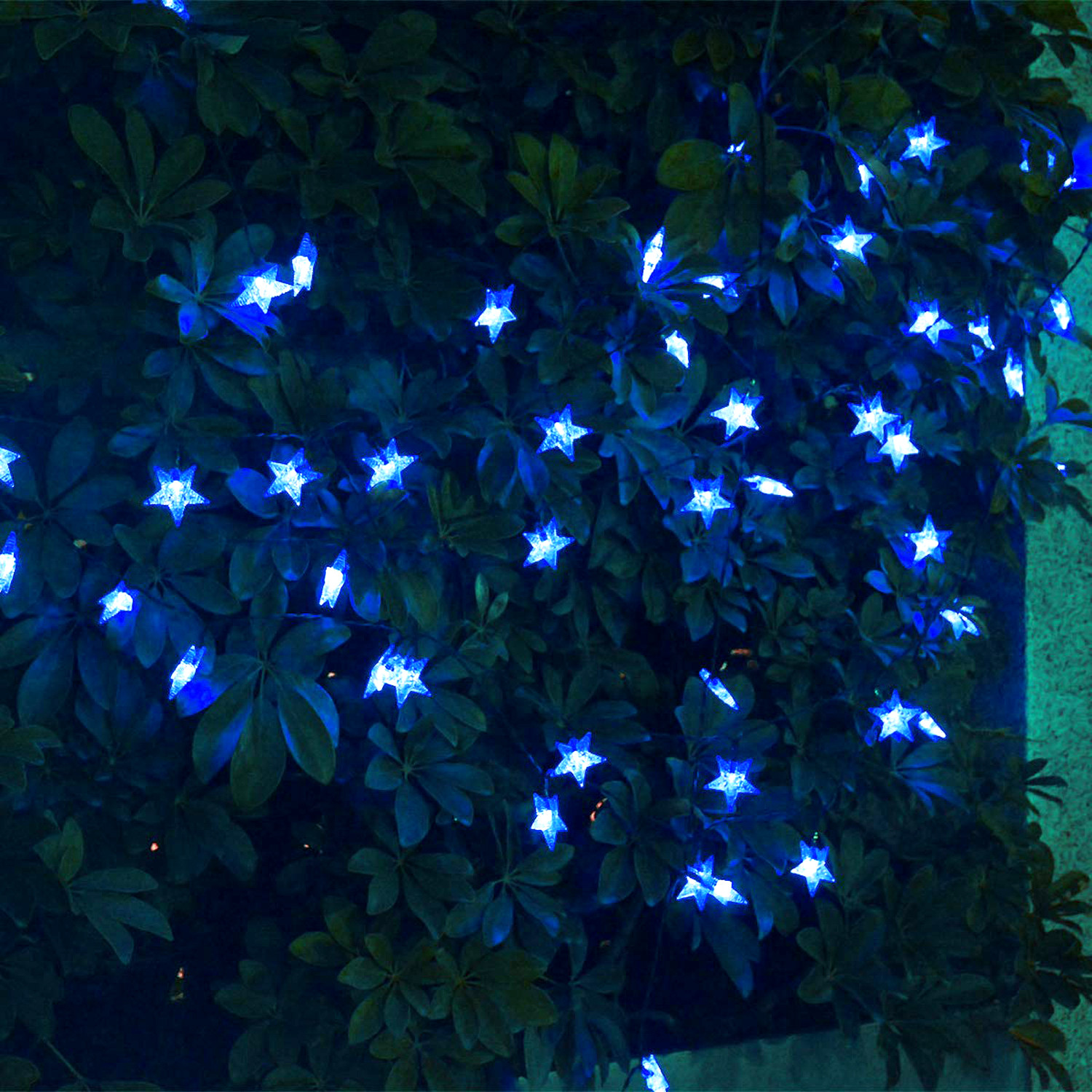 Kuber Industries Diwali Lights | 20 Stars Fairy Lights for Diwali | Christmas | Home Decoration | Indoor & outdoor | Diwali Lights for Decoration | Chota Star | Blue