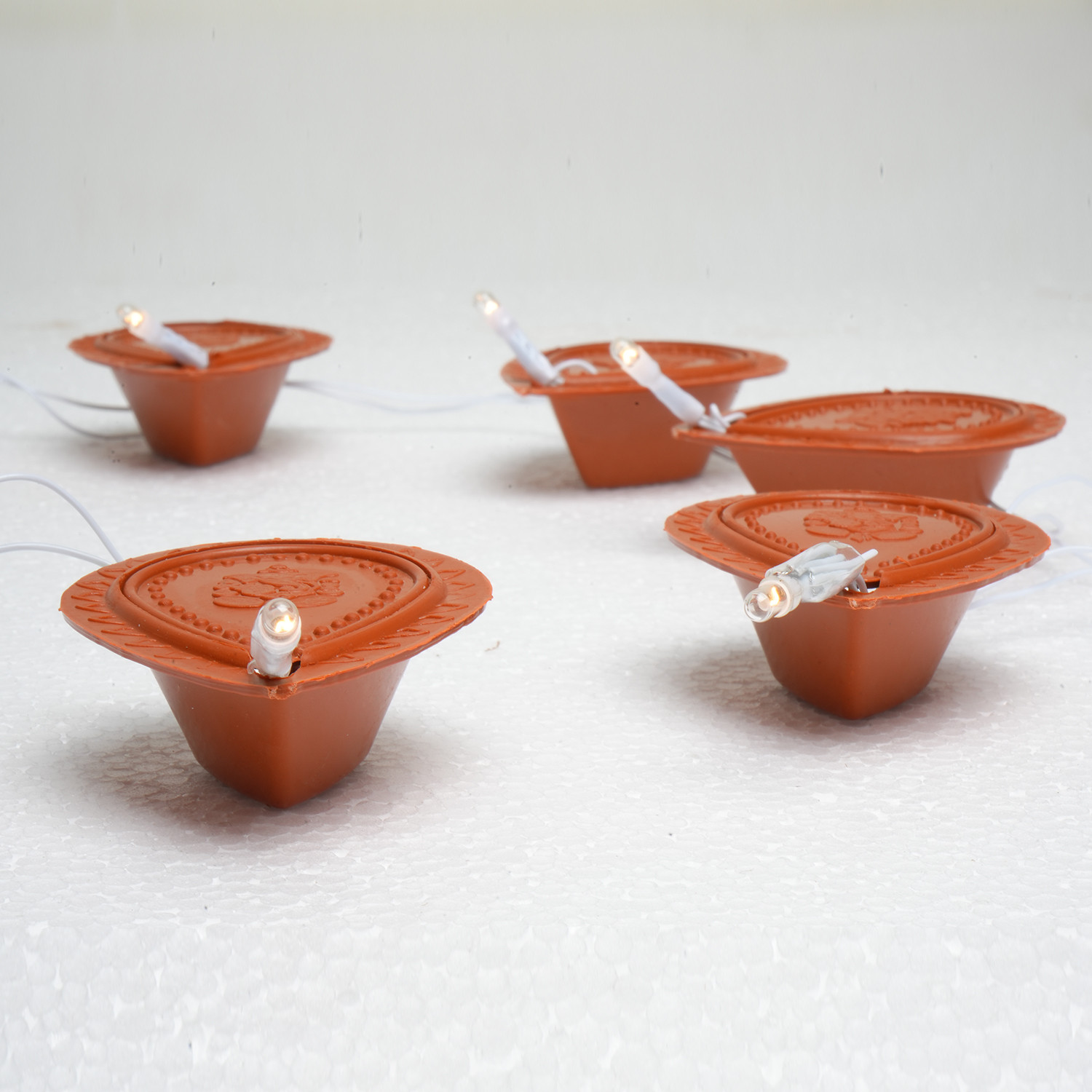 Kuber Industries Diwali Lights | Diwali String Light For Décor | Lights for Christmas | Lights for Navratri | Lights for Party | Lights for Indoor & Outdoor | Diya Lights | Brown