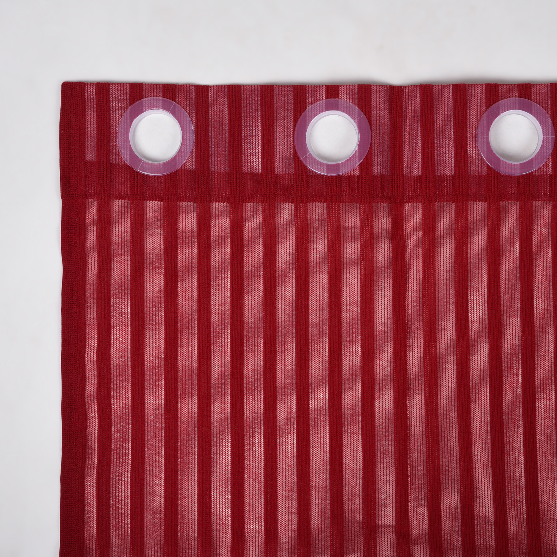 Kuber Industries Door Curtain  Sheer Door Curtains  Parda for Living Room  Bedroom Balcony Parda  Door Curtain Parda for Home Dcor  Lining Net  7 Feet  Maroon