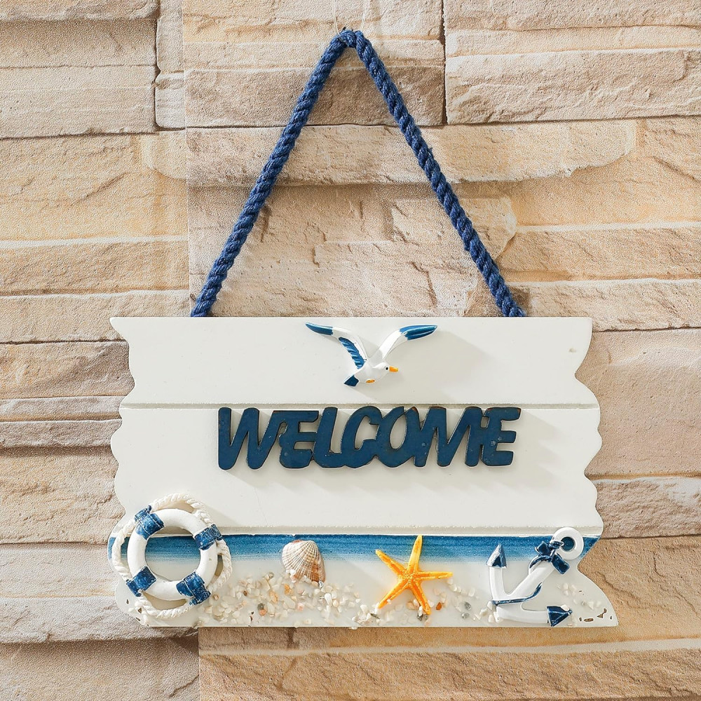 Kuber Industries Door Decor Panel|Wall Hanging Wooden Frame Board (White)