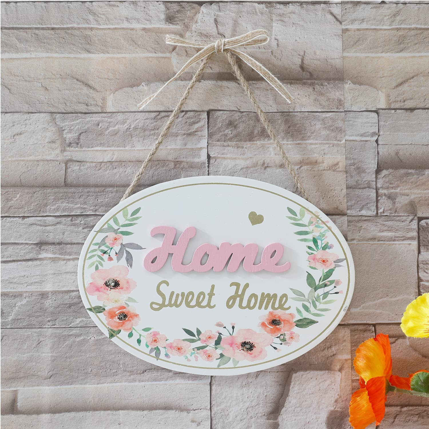 Kuber Industries Door Decor Panel|Wall Hanging Wooden Frame Board (White)