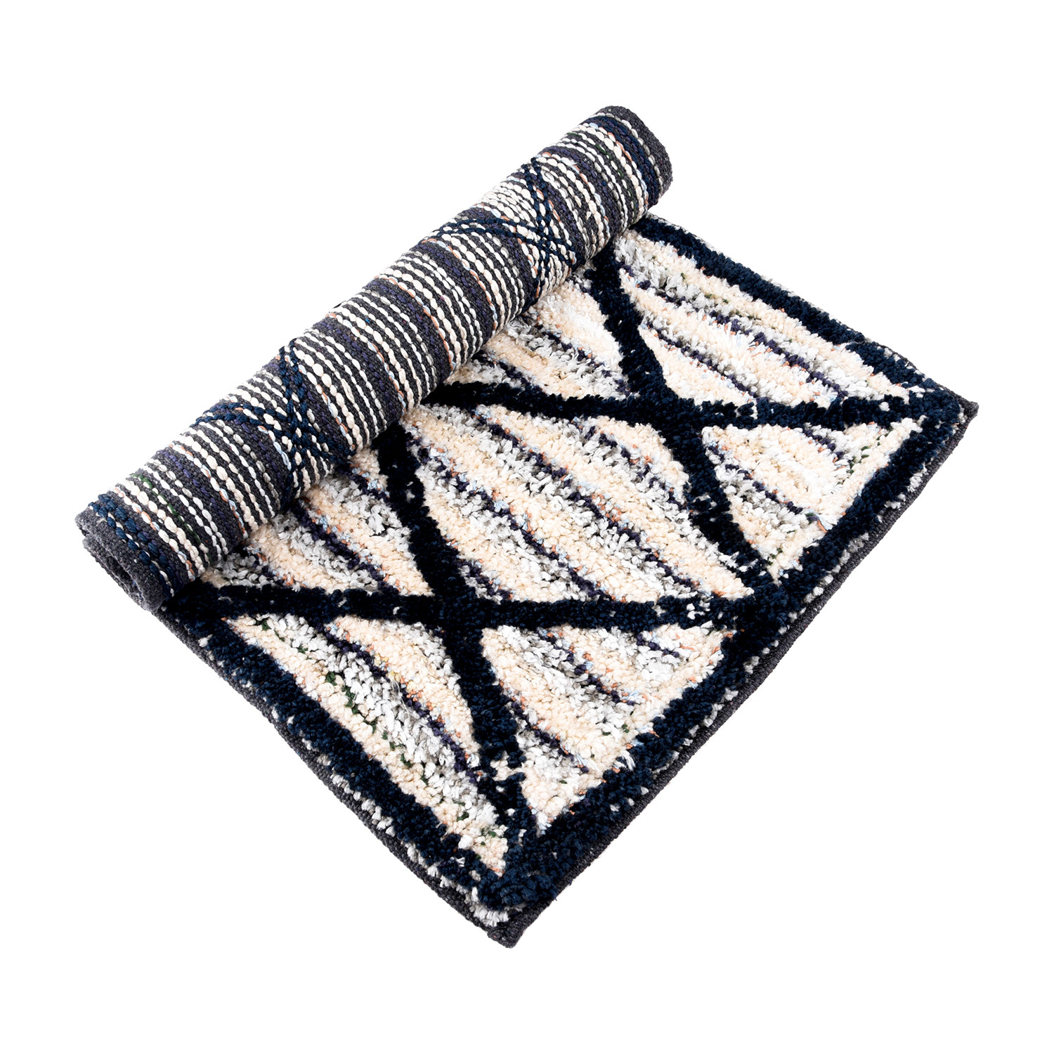 Kuber Industries Door Mat  Dust Trapper Mat  Door Entrance Mat  Anti-Skid Door Mat  Floor Mat for Home Entrance  Katli Mingle Door Mat  Entryway Door Mat  Blue