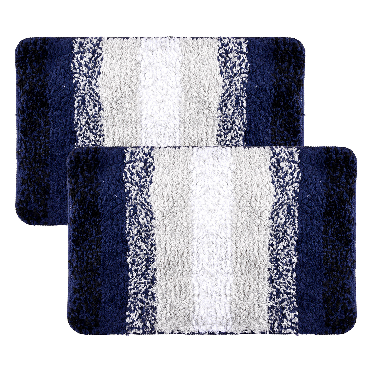 Kuber Industries Door Mat | Dust Trapper Mat | Door Entrance Mat | Anti-Skid Door Mat | Floor Mat for Home Entrance | Blue Patta Rainbow Mat | Entryway Door Mat | Gray