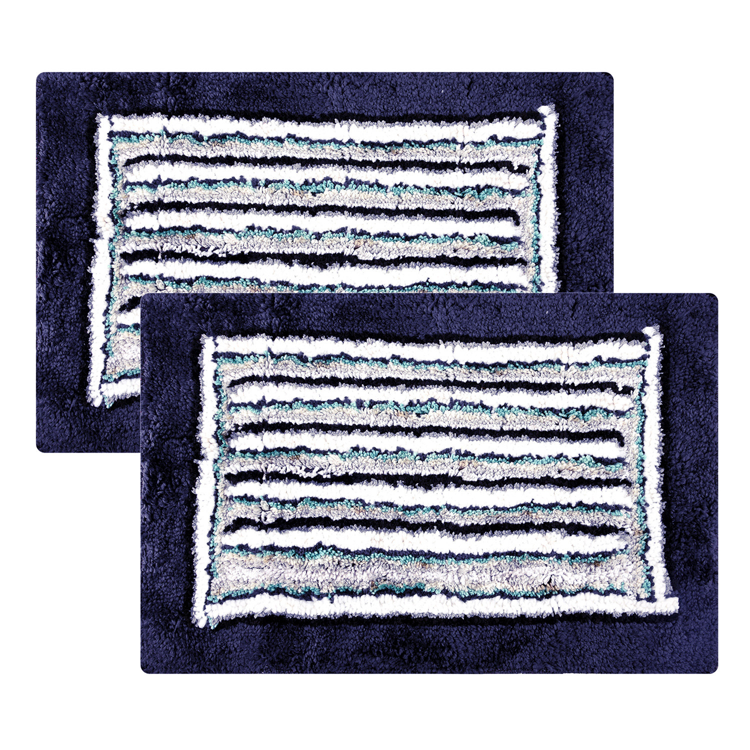 Kuber Industries Door Mat | Dust Trapper Mat | Door Entrance Mat | Anti-Skid Door Mat | Floor Mat for Home Entrance | Micro Border Door Mat | Entryway Door Mat | Blue