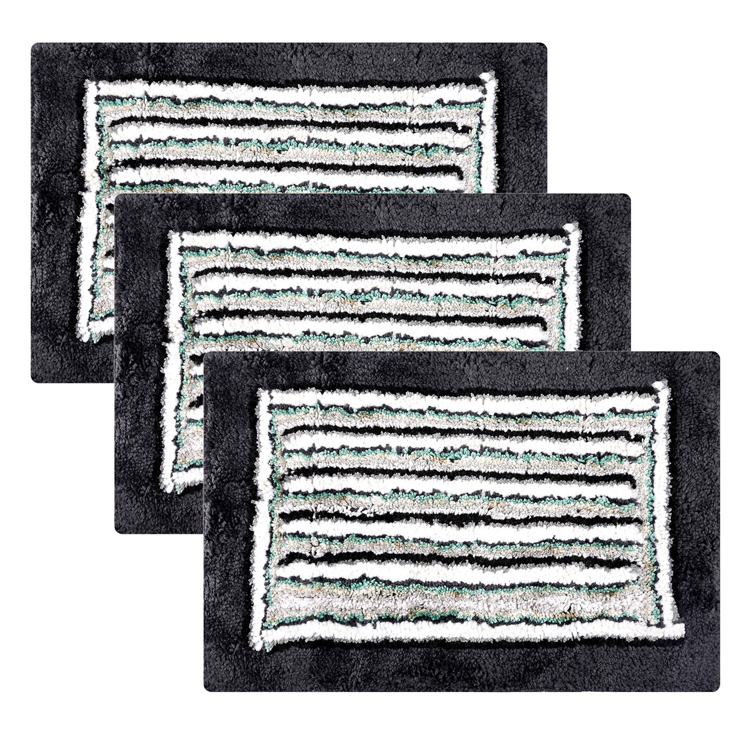 Kuber Industries Door Mat | Dust Trapper Mat | Door Entrance Mat | Anti-Skid Door Mat | Floor Mat for Home Entrance | Micro Border Door Mat | Entryway Door Mat | Gray