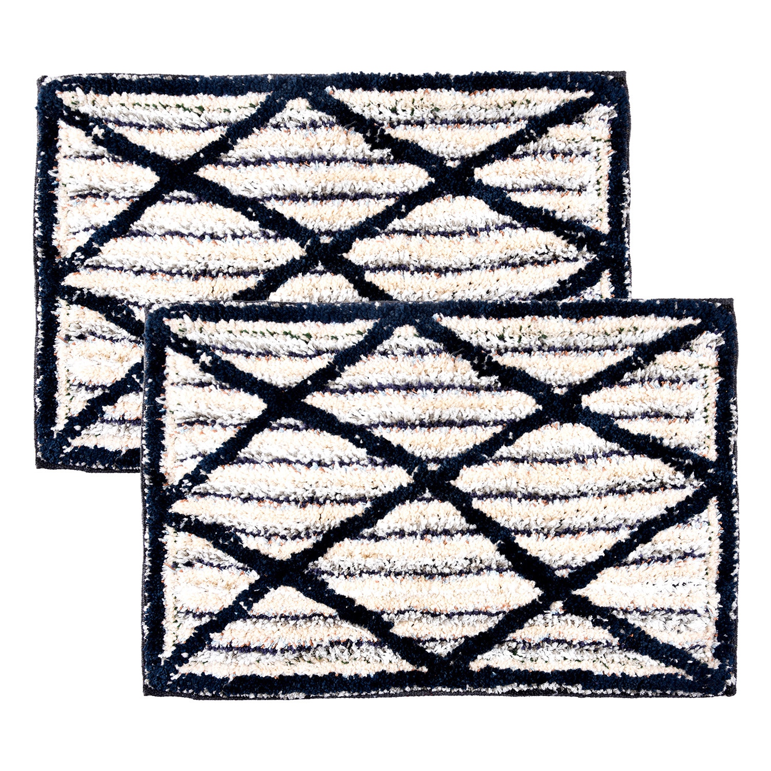 Kuber Industries Door Mat | Dust Trapper Mat | Door Entrance Mat | Anti-Skid Door Mat | Floor Mat for Home Entrance | Katli Mingle Door Mat | Entryway Door Mat | Blue