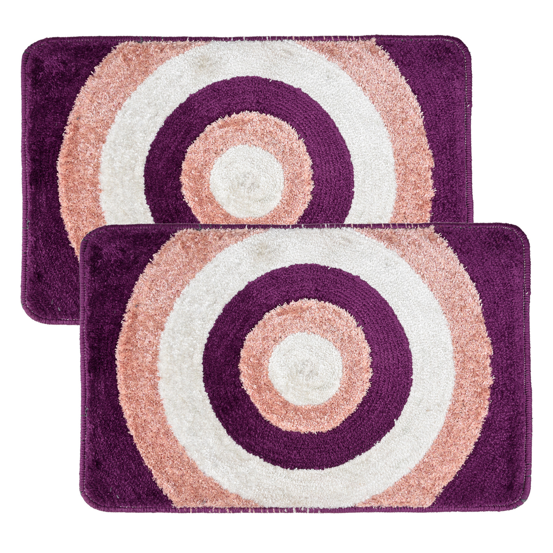Kuber Industries Door Mat | Dust Trapper Mat | Door Entrance Mat | Anti-Skid Door Mat | Floor Mat for Home Entrance | Gola Far Design Door Mat | Entryway Door Mat | Purple
