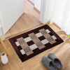 Door Mat | Entryway Reversible Door Mat | Door Entrance Mat | Floor Door Mat | Door Mats for Outdoor &amp; Indoor | Check Lining Door Mat | Brown