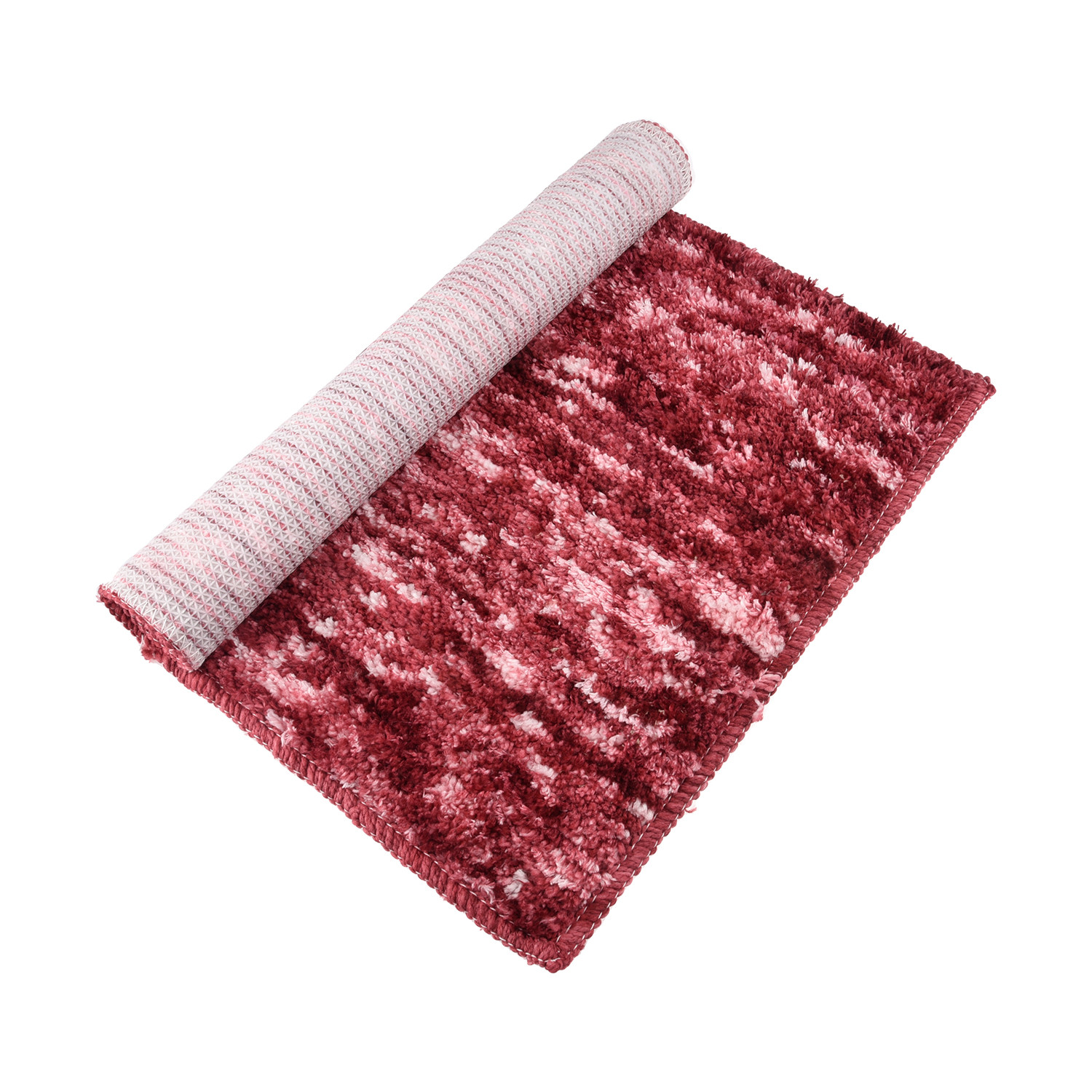 Kuber Industries Door Mat  Multi Riyal Doormat  Microfiber Entrance Mat  Entry Doormat  Office Entrance Door Mat  Door Mat for Home  Door Mat for Living  Maroon