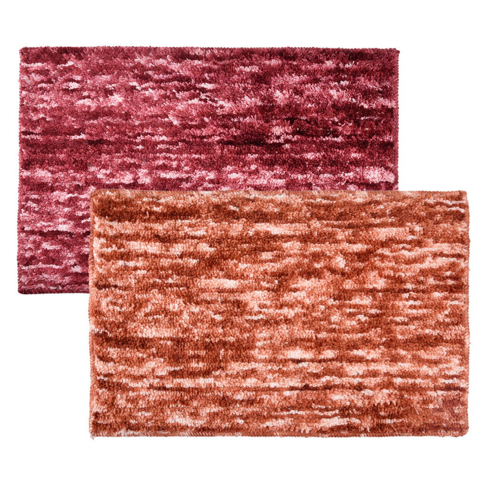 Kuber Industries Door Mat | Multi Riyal Doormat | Microfiber Entrance Mat | Entry Doormat | Office Entrance Door Mat | Door Mat for Home | Door Mat for Living | Pack of 2 | Multi