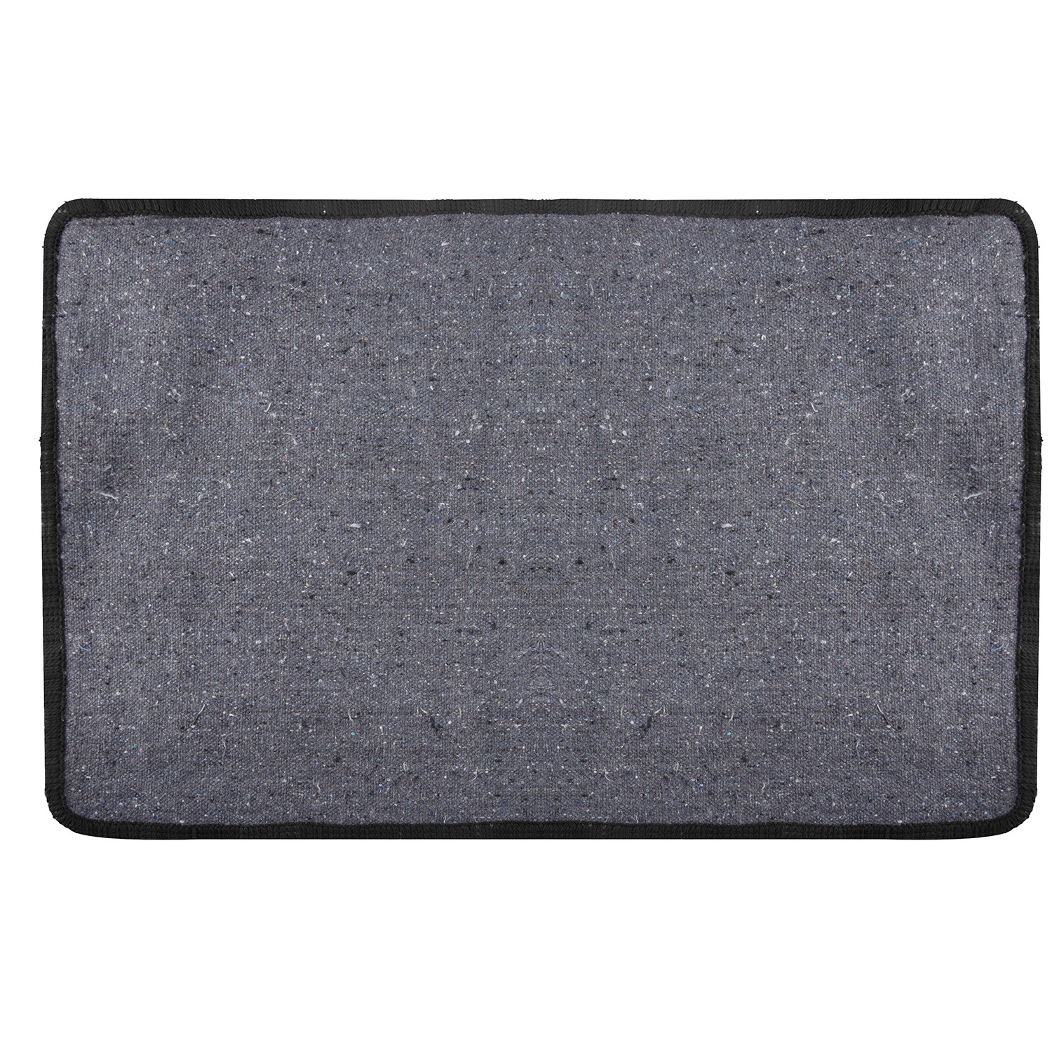 Kuber Industries Door Mat  Square Shape Fur Doormat  Microfiber Entrance Mat  Entry Doormat  Office Entrance Door Mat  Door Mat for Home  Door Mat for Living  Gray  Black