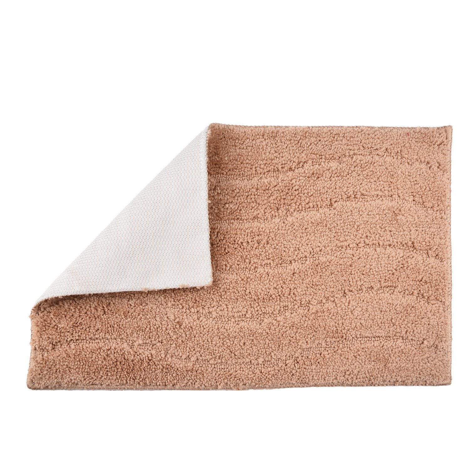 Kuber Industries Door Mat | Waves Shape Doormat | Velvet Entrance Mat | Entry Doormat | Office Entrance Door Mat | Door Mat for Home | Door Mat for Living | Light Brown