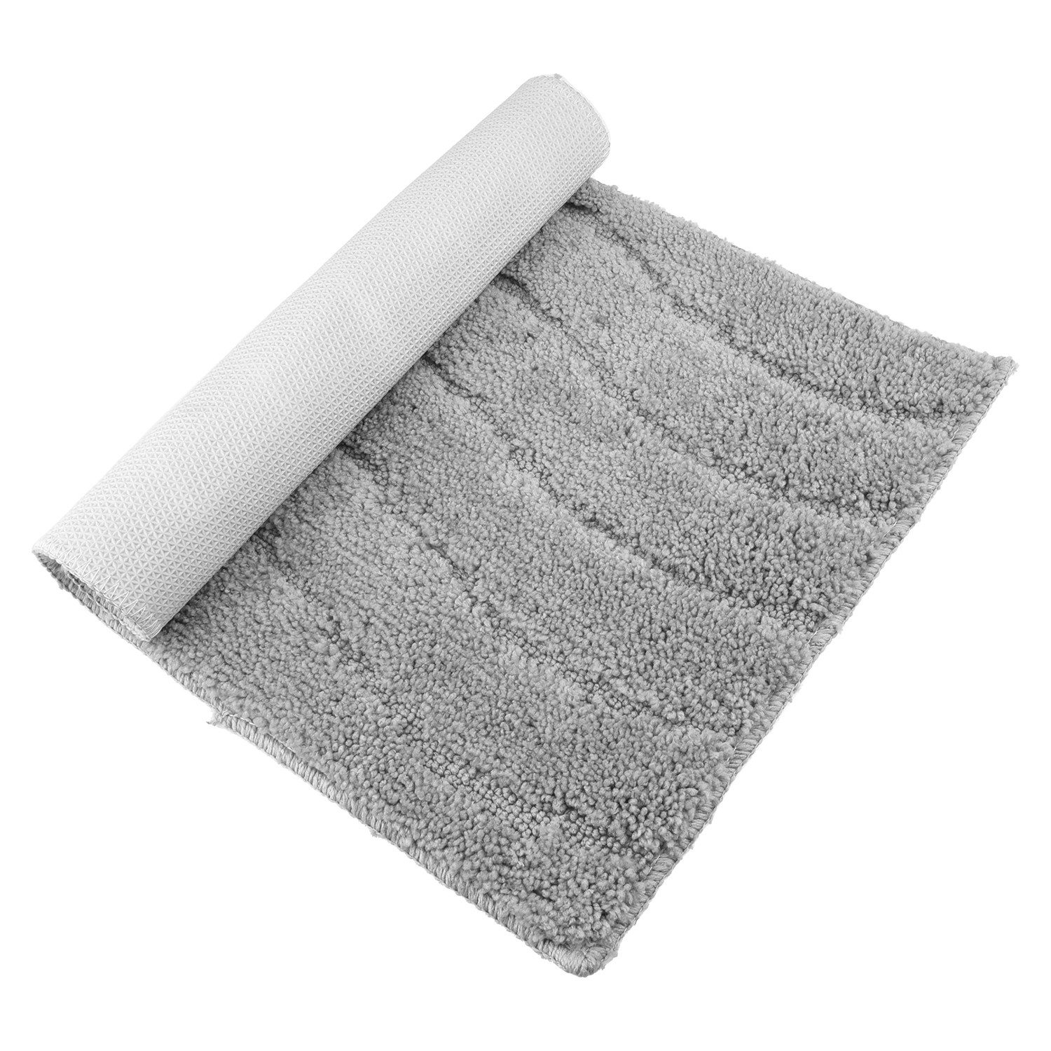 Kuber Industries Door Mat | Waves Shape Doormat | Velvet Entrance Mat | Entry Doormat | Office Entrance Door Mat | Door Mat for Home | Door Mat for Living | Gray