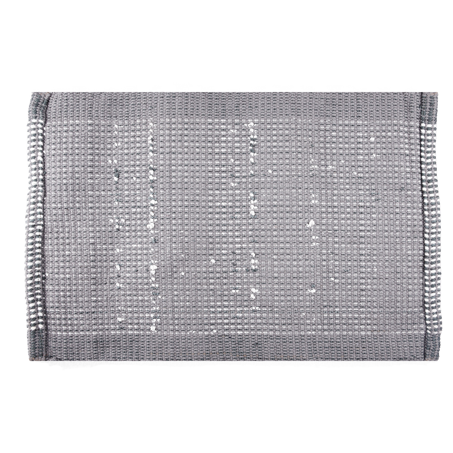 Kuber Industries Door Mat  White Cut Loop Doormat  Microfiber Entrance Mat  Entry Doormat  Office Entrance Door Mat  Door Mat for Home  Door Mat for Living  Gray