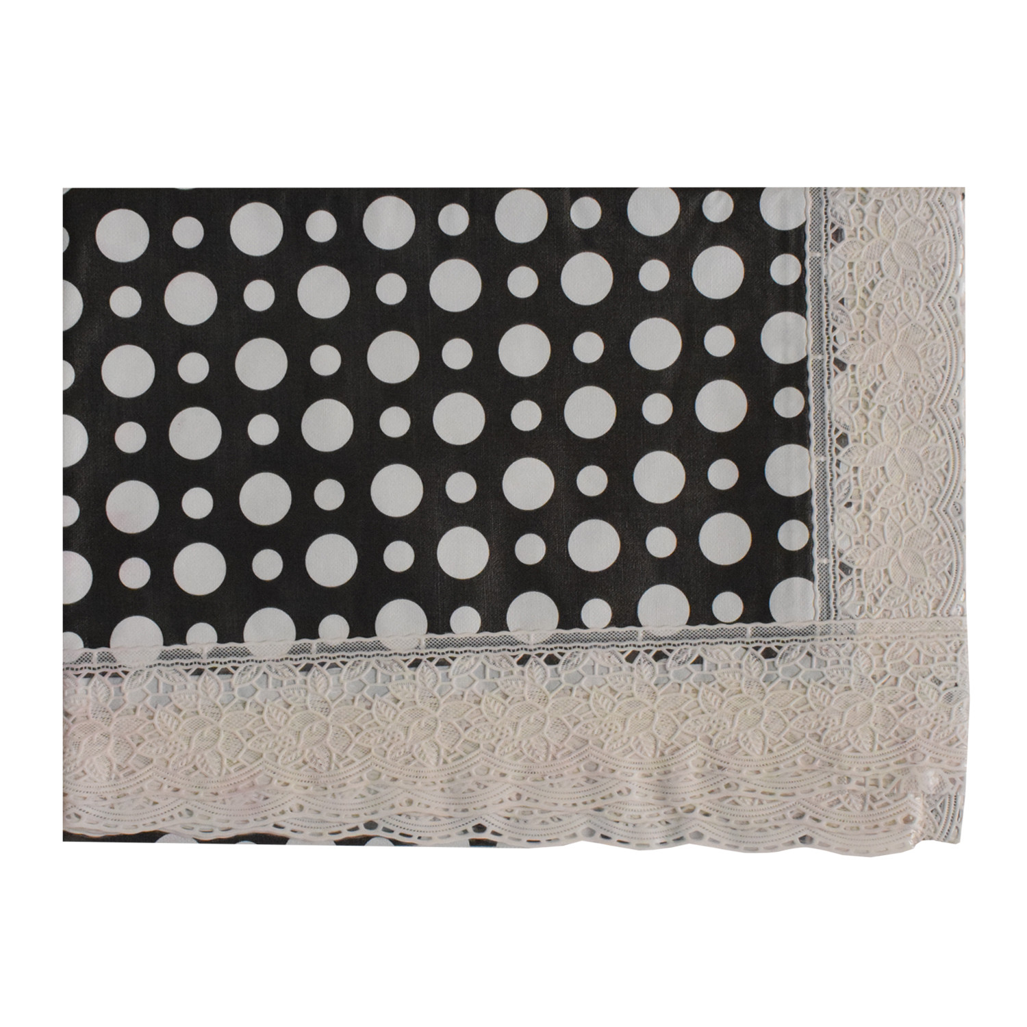 Kuber Industries Dot Design PVC 4 Seater Center Table Cover 40