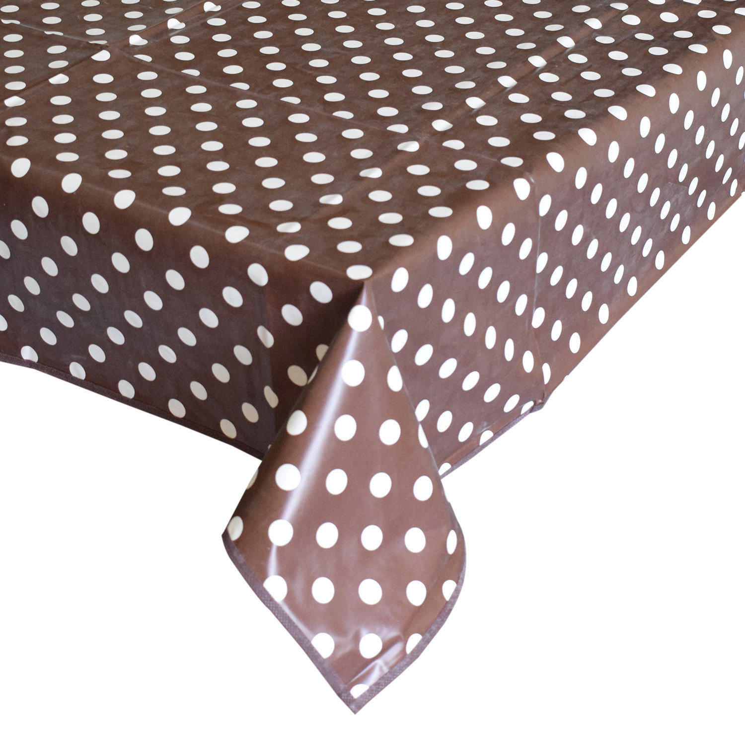 Kuber Industries Dot Print PVC Reversable Center Table Cover For Home Decorative Luxurious 4 Seater, 60