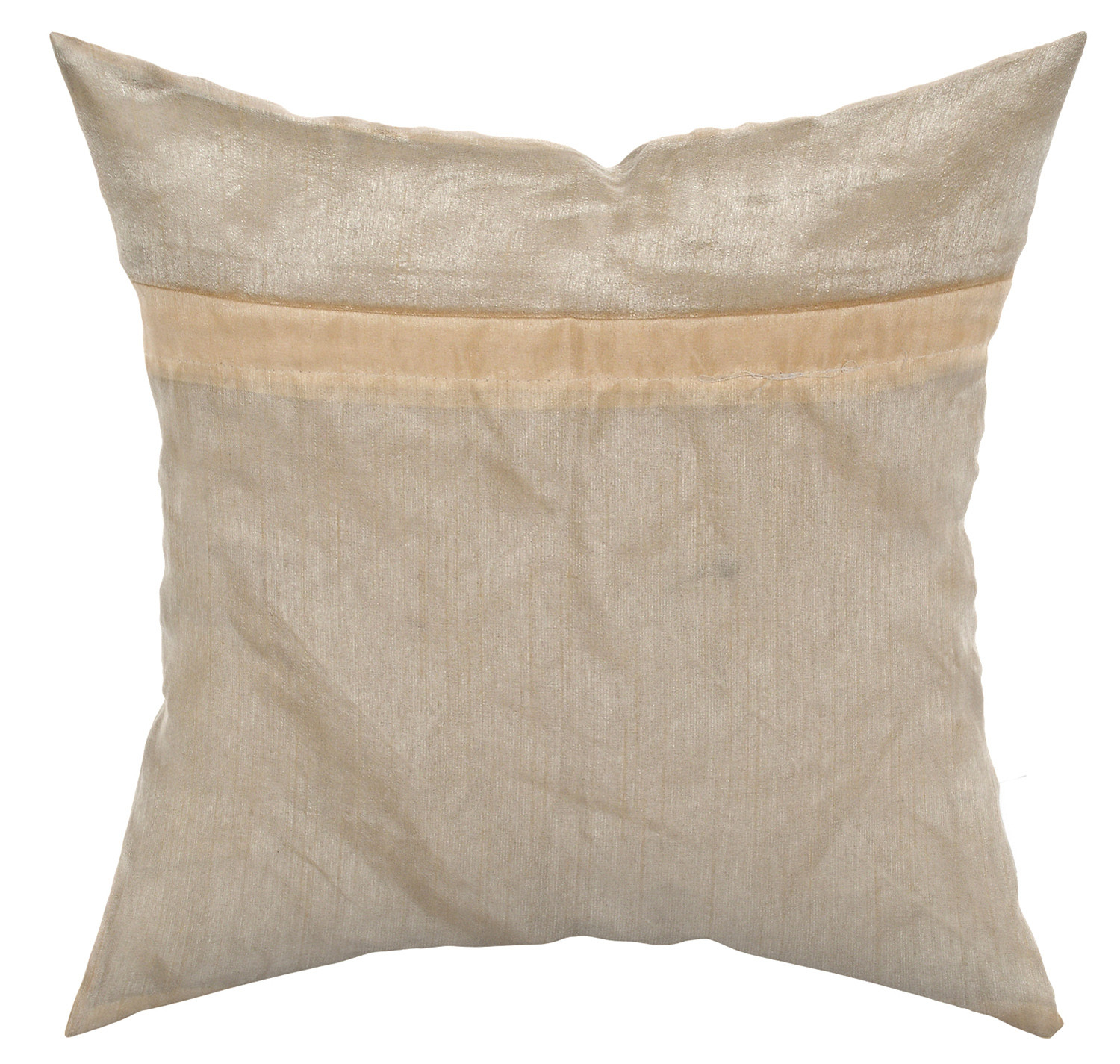 Kuber Industries Dot Print Soft Decorative Square Cushion Cover, Cushion Case For Sofa Couch Bed 16x16 Inch-(Beige)