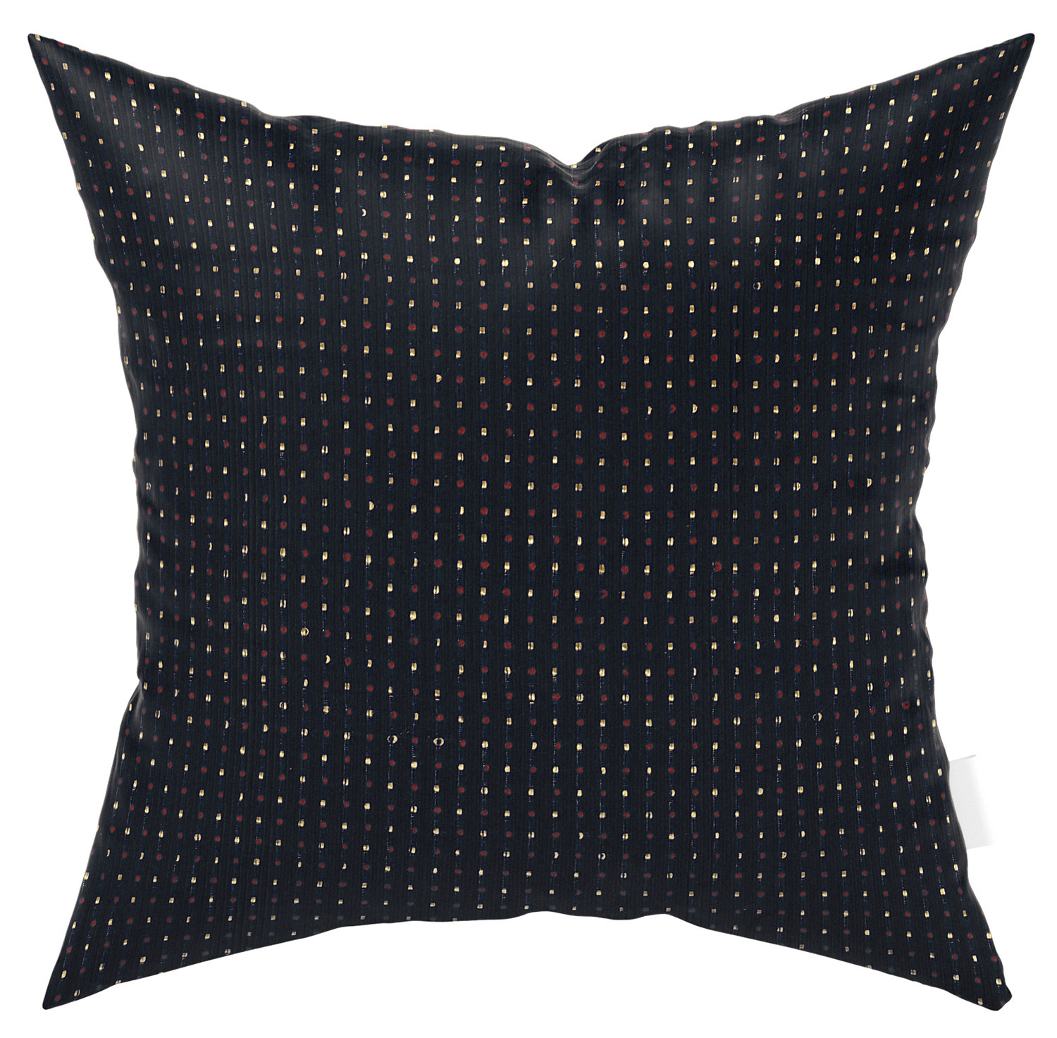 Kuber Industries Dot Print Soft Decorative Square Cushion Cover, Cushion Case For Sofa Couch Bed 16x16 Inch-(Navy Blue)