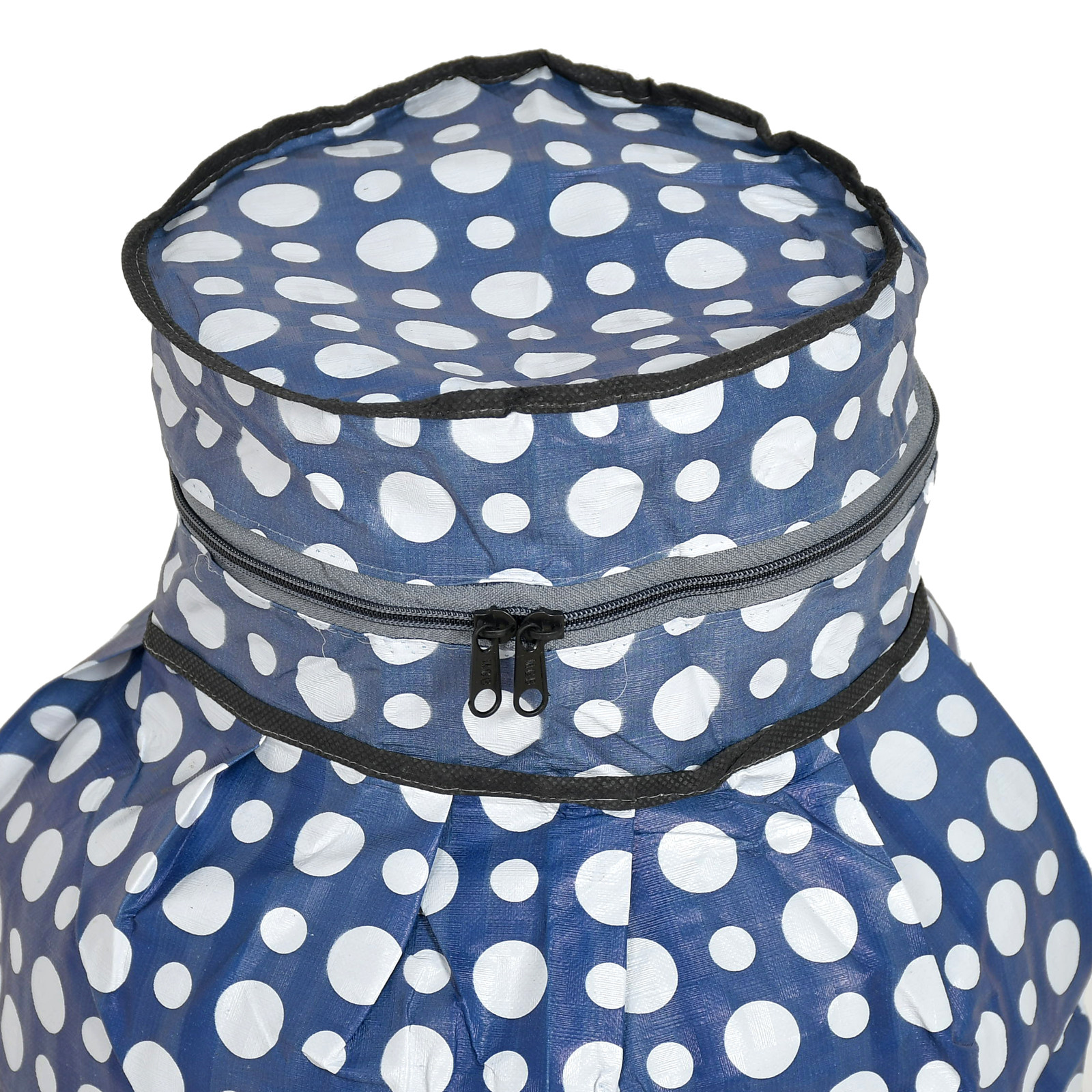 Kuber Industries Dot Printed PVC Lpg Gas Cylinder Cover-HS43KUBMART25621, Maroon & Cram, Standard