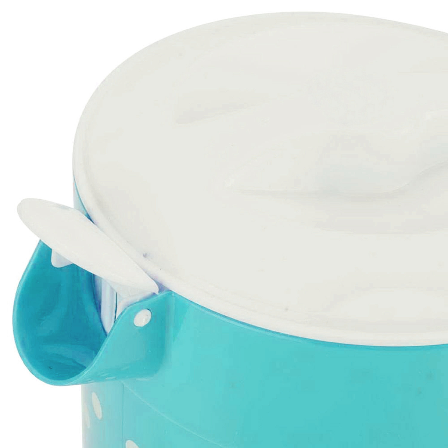 Kuber Industries Dot Printed Unbreakable Multipurpose Plastic Water Jug/Pitcher With Lid, 2.4 Ltr. (Green)-HS42KUBMART25213