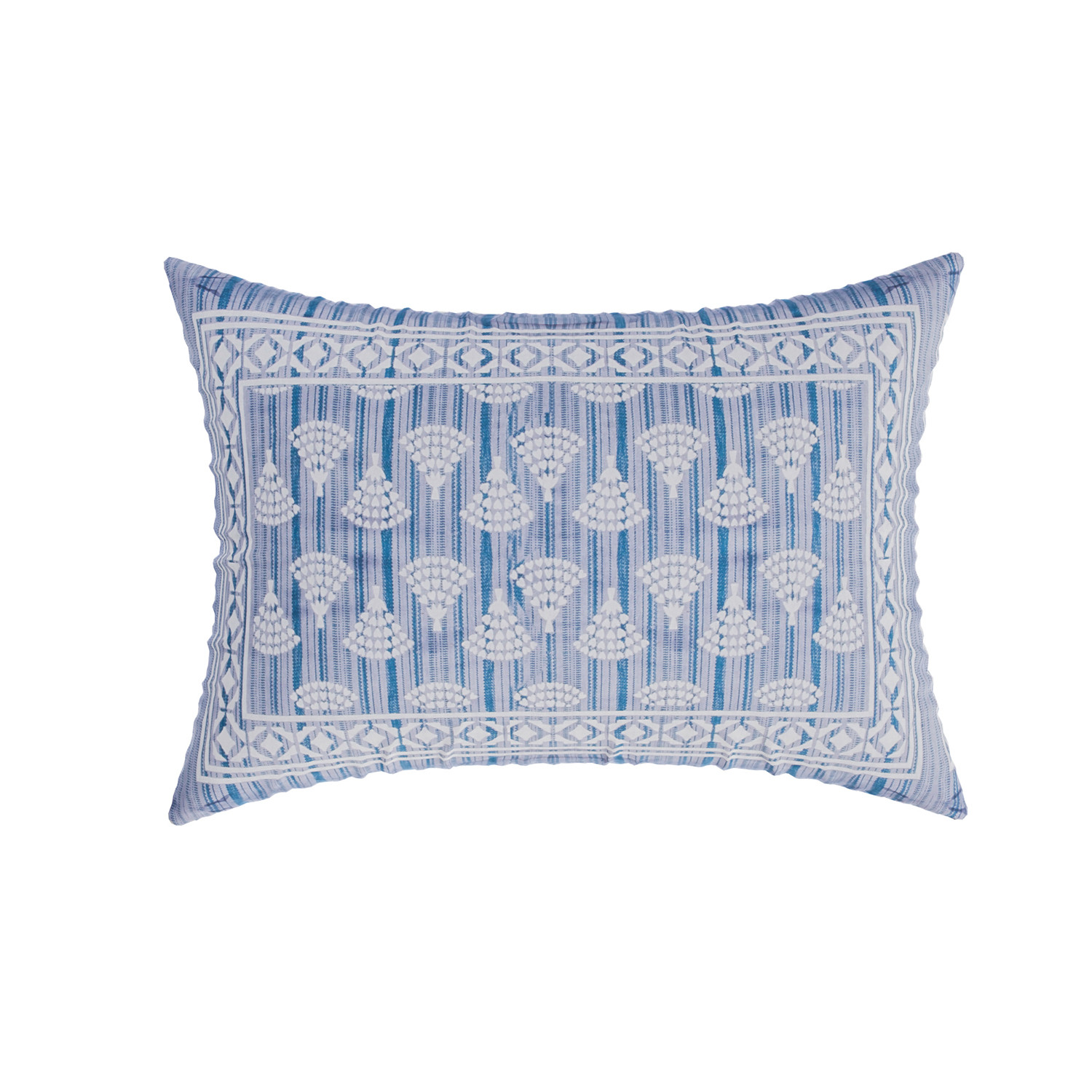 Kuber Industries Double Bedsheet  Premium Cotton Bedsheet with 2 Pillow Covers  Bedsheet for Bedroom  Bedsheet for Double Bed  Triangle Border Heritage  90x108 Inch  Gray