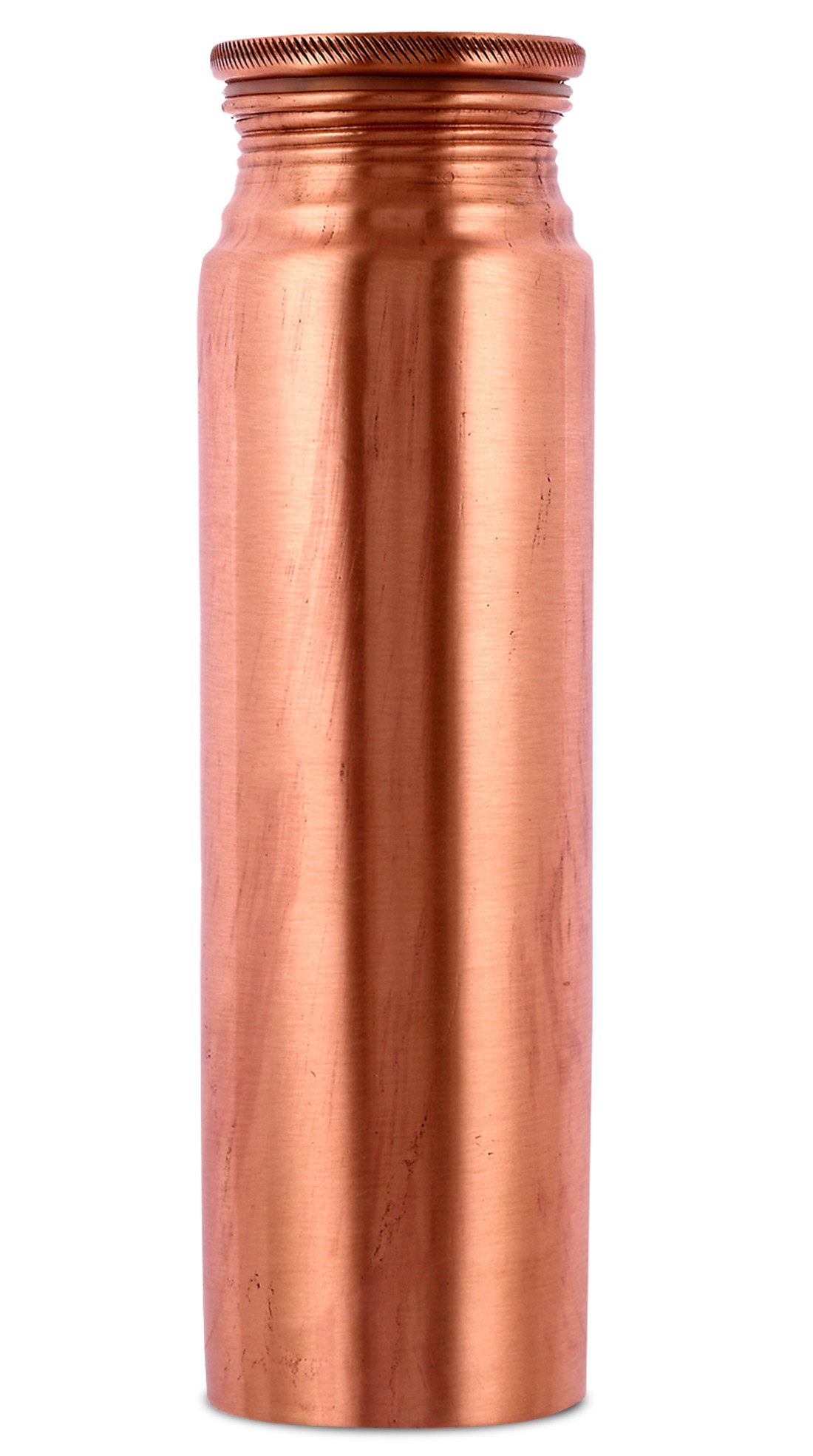 Kuber Industries Dove Pure Copper Water Bottle,1Ltr (Brown)-KUBMRT11571