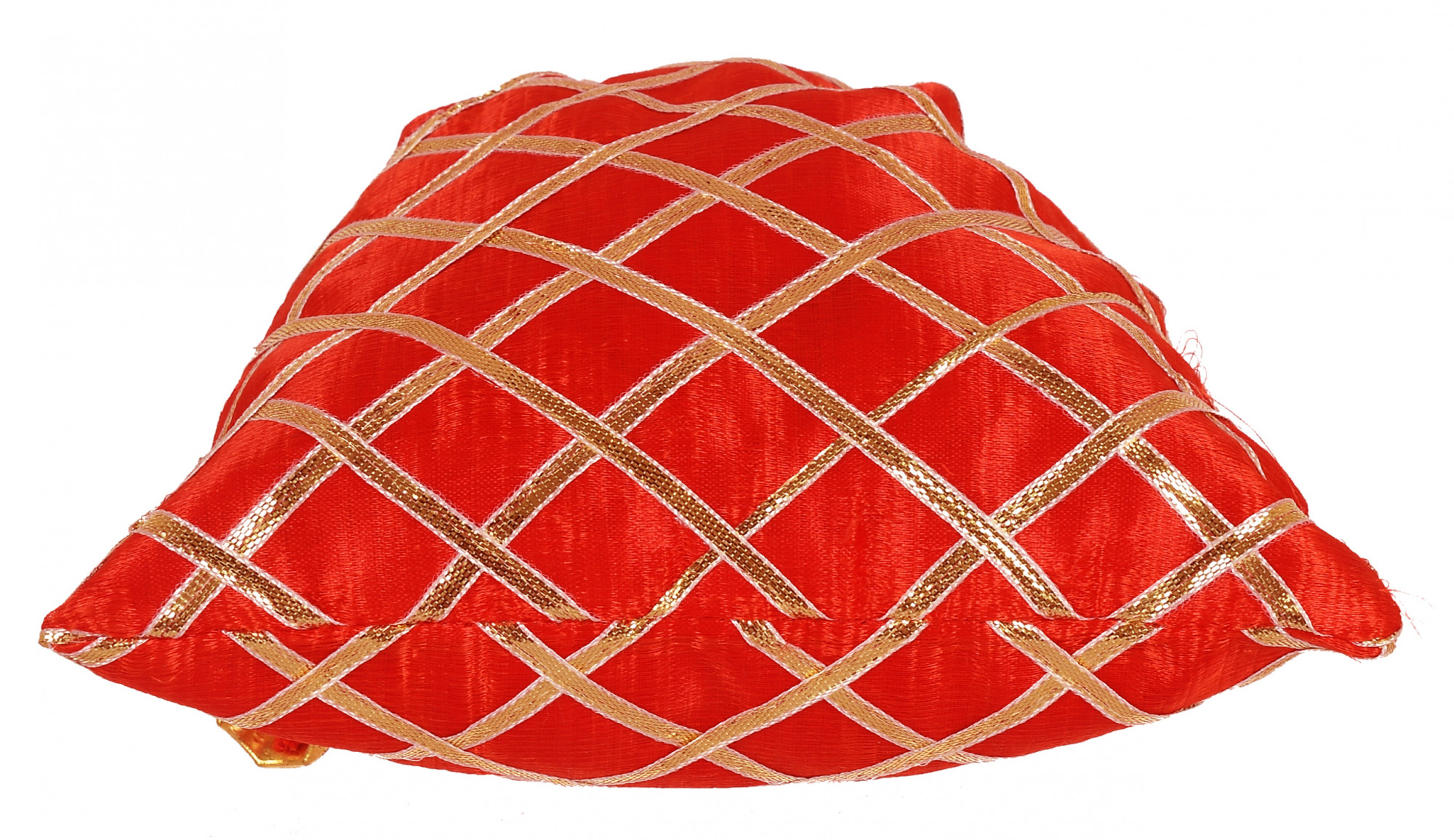 Kuber Industries Drawstring Potli Bag Party Wedding Favor Gift Jewelry Bags-(Red)