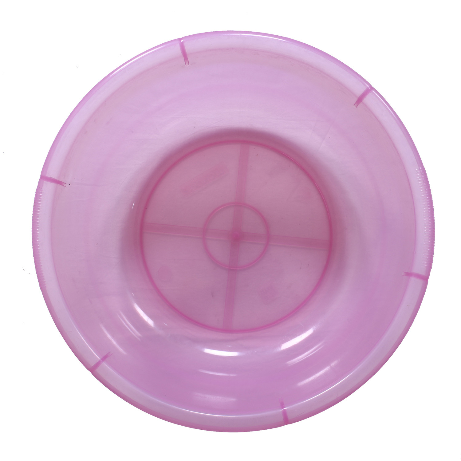 Kuber Industries Durable Deep Bath Tub|Versatile Short Livestock Feeding Pan|Unbreakable Plastic Utility Gaint Basin for Baby Bathing,Washing Clothes,26 Litre (Pink)