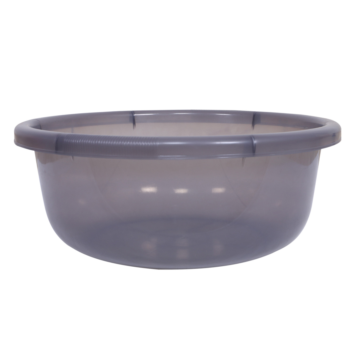 Kuber Industries Durable Deep Bath Tub|Versatile Short Livestock Feeding Pan|Unbreakable Plastic Utility Gaint Basin for Baby Bathing,Washing Clothes,26 Litre (Black)