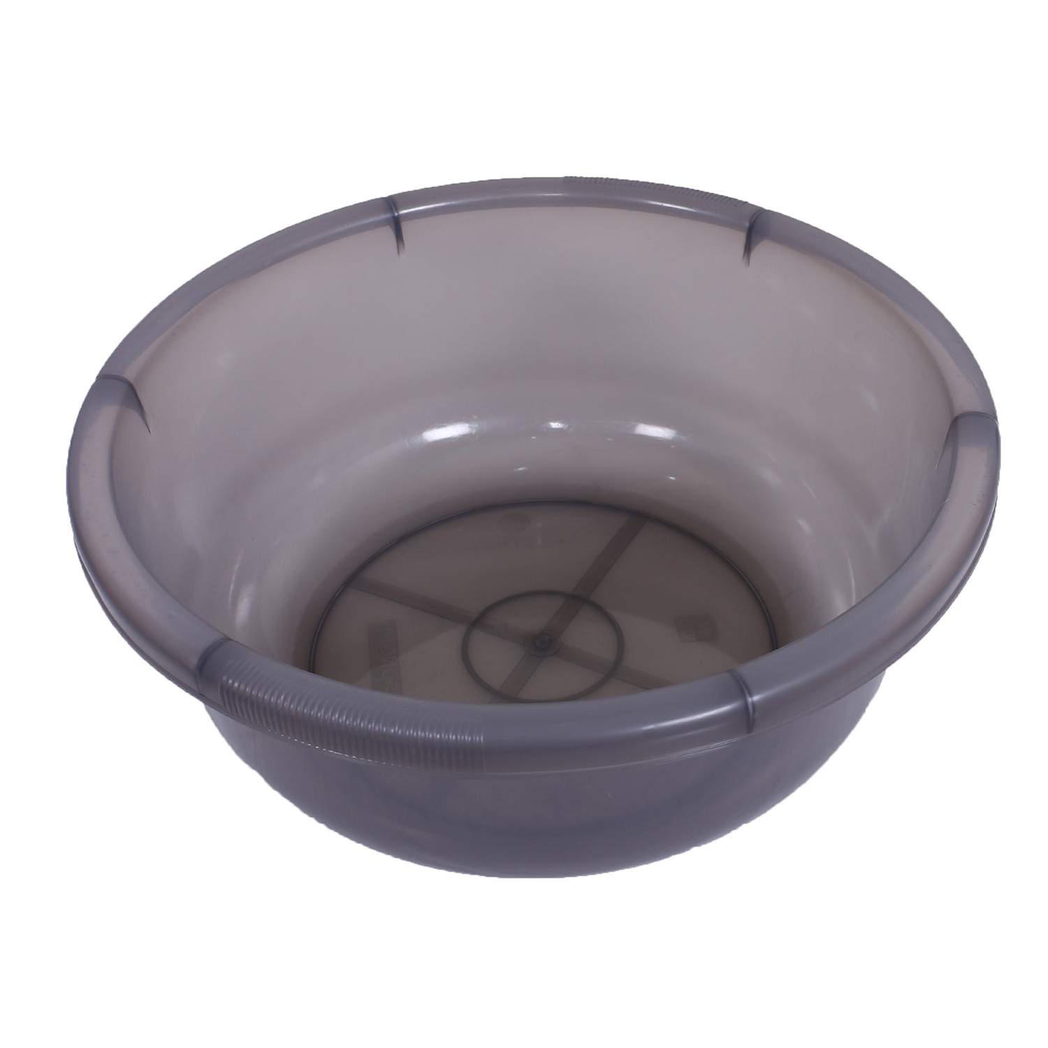 Kuber Industries Durable Deep Bath Tub|Versatile Short Livestock Feeding Pan|Unbreakable Plastic Utility Gaint Basin for Baby Bathing,Washing Clothes,26 Litre (Black)