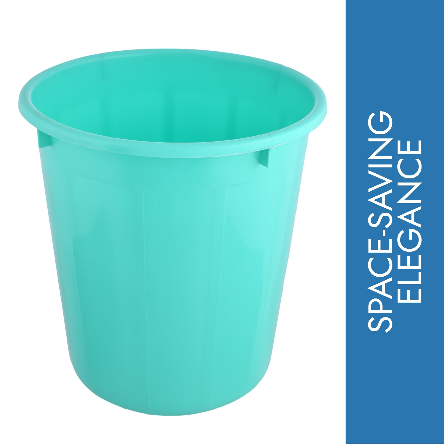 Kuber Industries Dustbin  Open Dustbin  Plastic Garbage Dustbin  Dustbin for Kitchen  Dustbin for Bathroom  Office Dustbin  Plain Sada Dustbin  7 LTR  Green