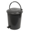 Dustbin | Plastic Swinging Lid Dustbin | Pedal Dustbin with Lid | Dustbin for Kitchen | Wet &amp; Dry Waste Pedal Dustbins | Trash Can | 10 LTR | Gray