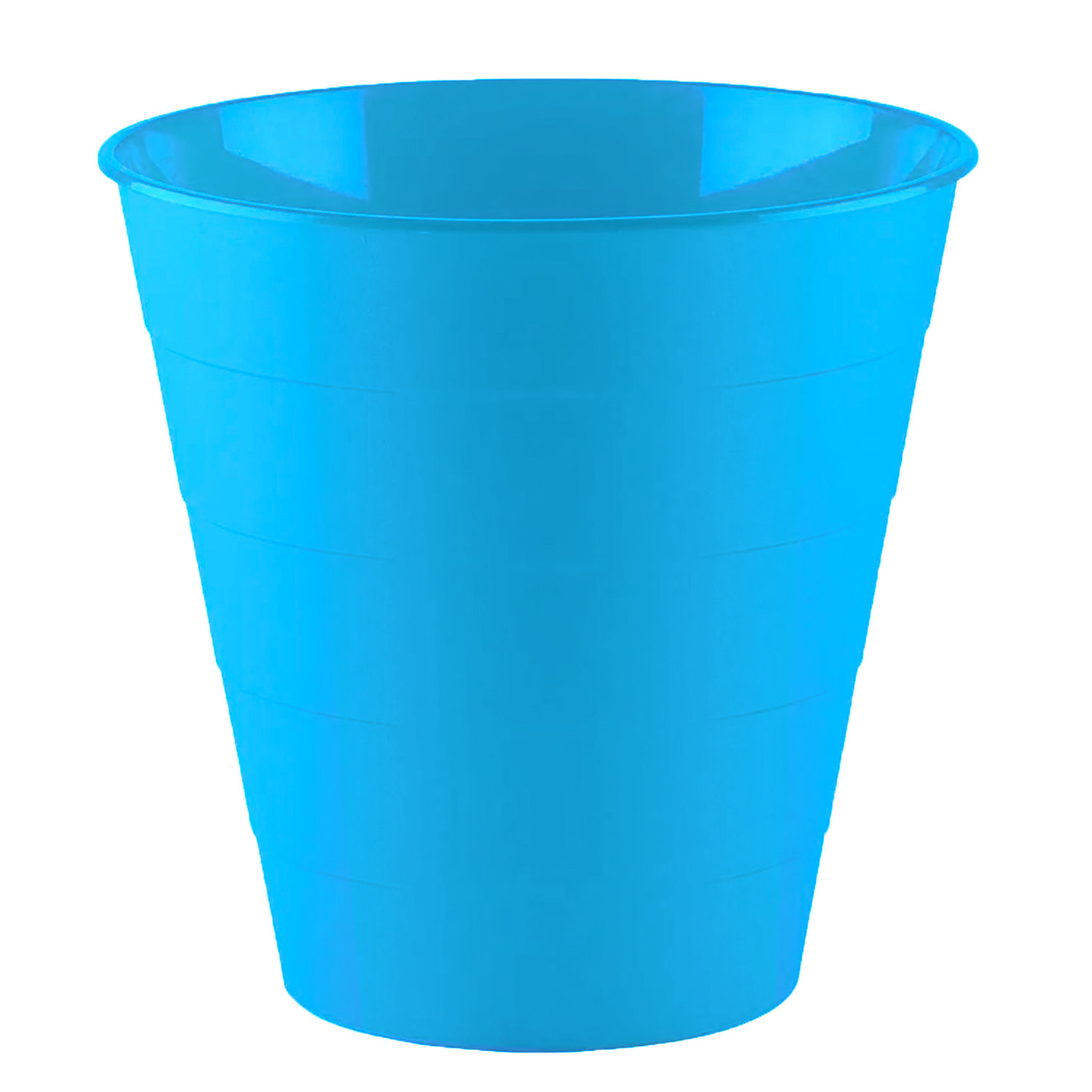 Kuber Industries Dustbin|Plastic Dustbin|Dustbin for Kitchen|Dustbin For Bedroom,Hall|Dustbin For office|8 Litre Dustbin (Sky Blue)