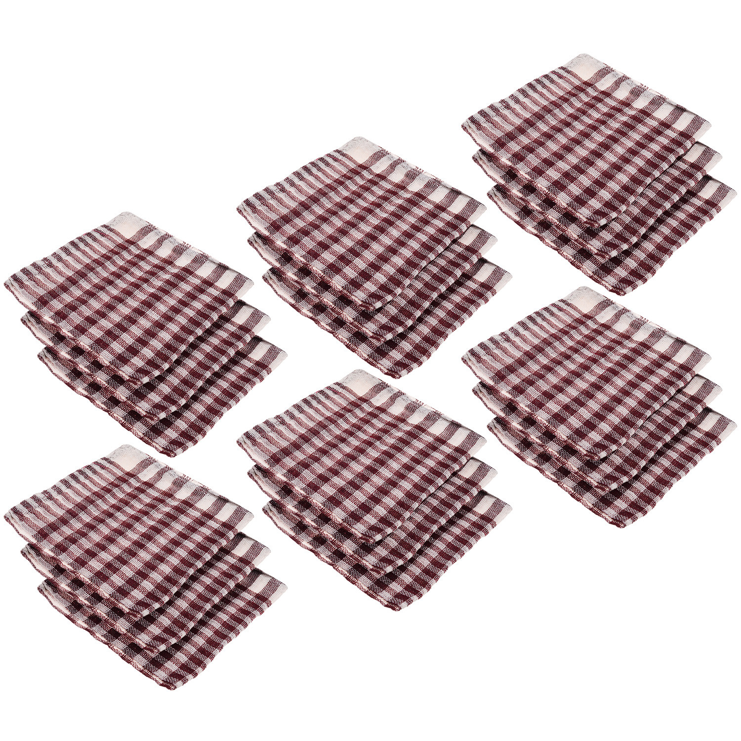 Kuber Industries Duster | Wet Dry Cleaning Napkin | Cotton Kitchen Duster | 300 GSM Kitchen Cleaning Clothes | Pocha For Kitchen | Car | Desk | Fan | 101 | Maroon