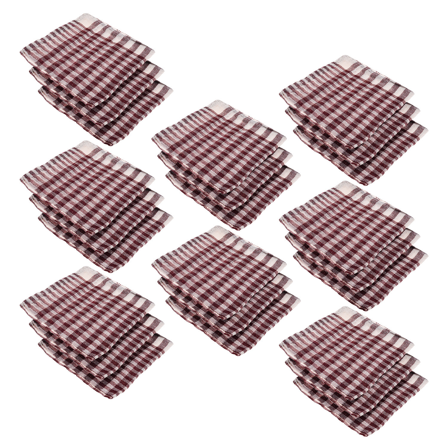 Kuber Industries Duster | Wet Dry Cleaning Napkin | Cotton Kitchen Duster | 300 GSM Kitchen Cleaning Clothes | Pocha For Kitchen | Car | Desk | Fan | 101 | Maroon