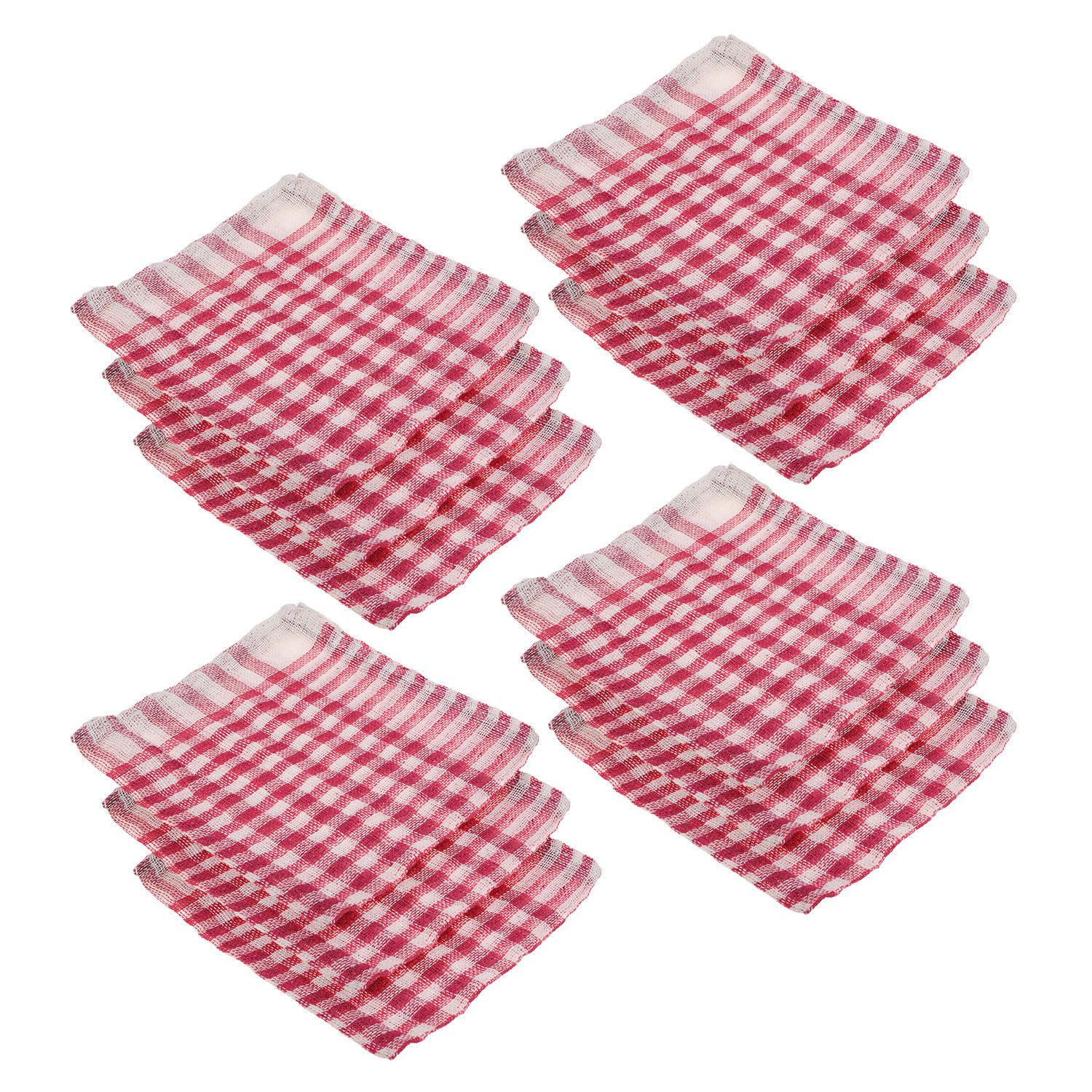 Kuber Industries Duster | Wet Dry Cleaning Napkin | Cotton Kitchen Duster | 300 GSM Kitchen Cleaning Clothes | Pocha For Kitchen | Car | Desk | Fan | 101 | Pink