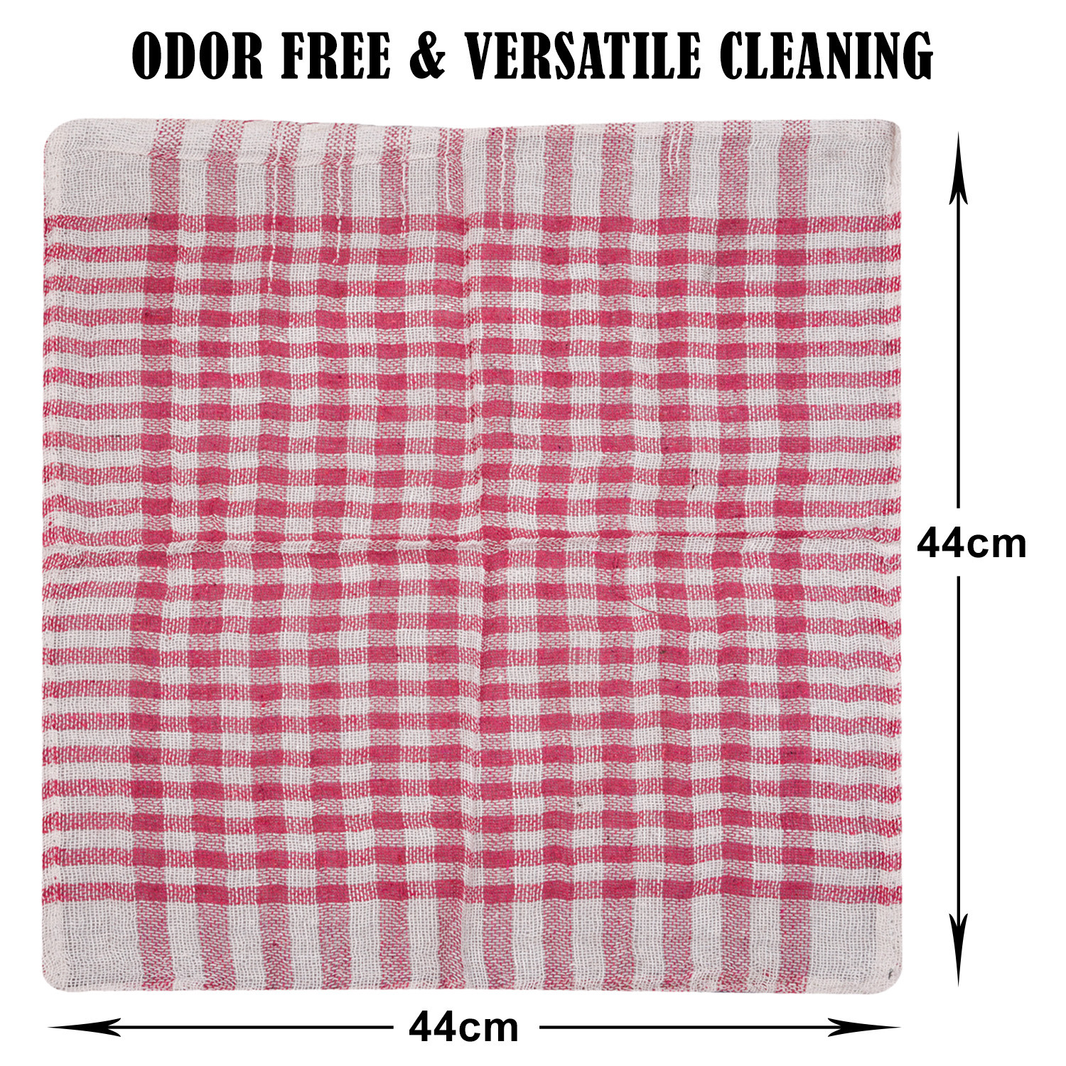 Kuber Industries Duster | Wet Dry Cleaning Napkin | Cotton Kitchen Duster | 300 GSM Kitchen Cleaning Clothes | Pocha For Kitchen | Car | Desk | Fan | 101 | Pink