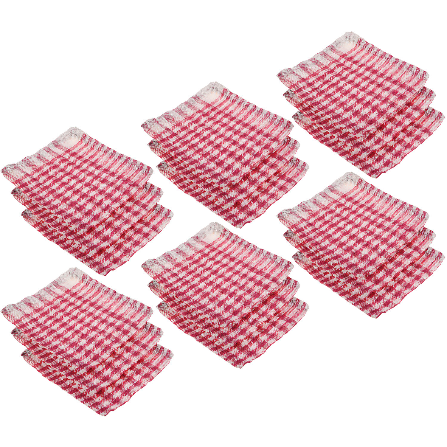 Kuber Industries Duster | Wet Dry Cleaning Napkin | Cotton Kitchen Duster | 300 GSM Kitchen Cleaning Clothes | Pocha For Kitchen | Car | Desk | Fan | 101 | Pink