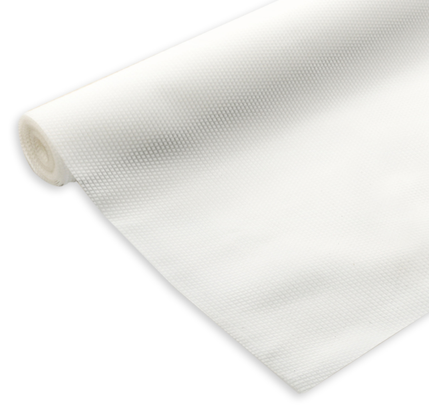 Kuber Industries Duty Diamond/Dots Shelf Liners, Non-Slip Drawer Liner Cabinet Pad Refrigerator Mat No Odor for Home and Kitchen-45X1000 cm (10 Mtr,White)-KUBMRT11935