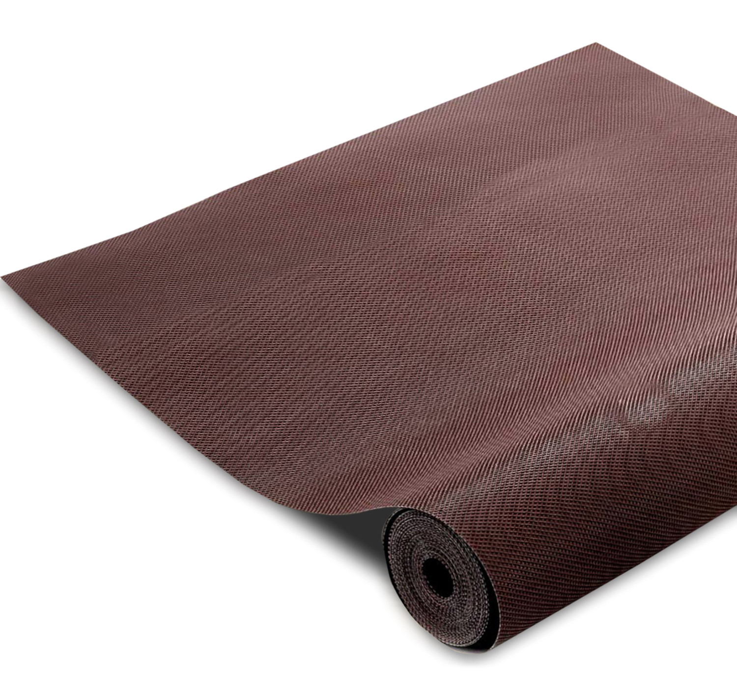 Kuber Industries Duty Diamond/Dots Shelf Liners, Non-Slip Drawer Liner Cabinet Pad Refrigerator Mat No Odor for Home and Kitchen-45X1000 cm (10 Mtr,Brown)-KUBMRT11937