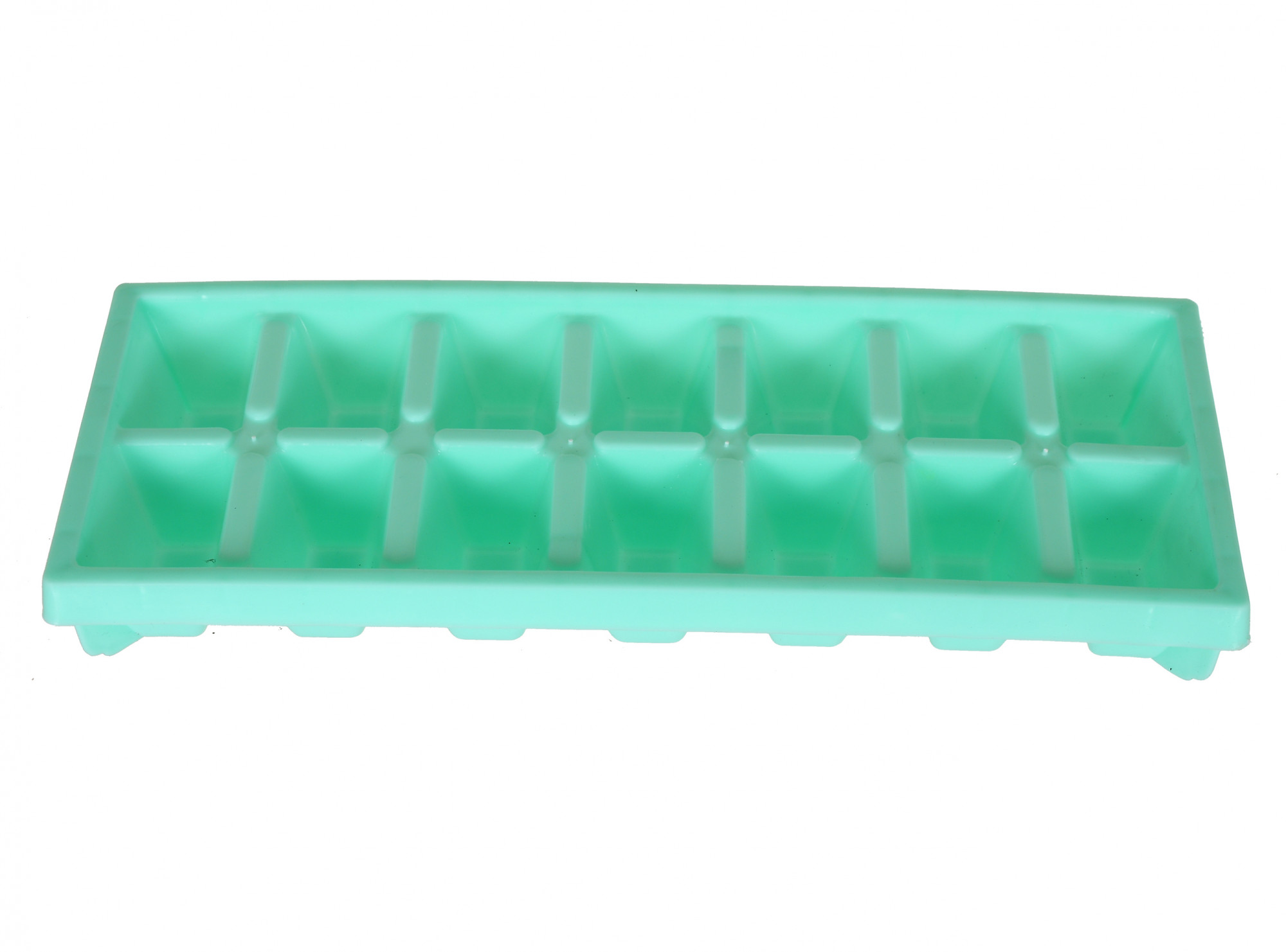 Kuber Industries Easy Release Ice Cube Tray Set - Durable Plastic Stackable Easy Twist 14 Cube Trays- Pack of 4 (Green & Pink)