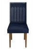 Kuber Industries Elastic Stretchable Polyster Chair Cover For Home, Office, Hotels, Wedding Banquet (Blue)