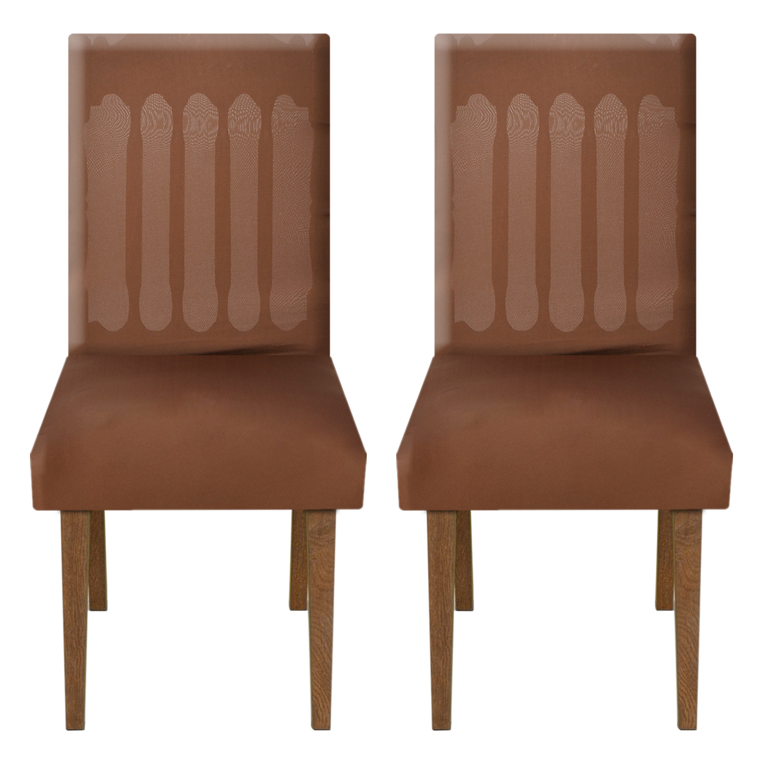 Kuber Industries Elastic Stretchable Polyster Chair Cover For Home, Office, Hotels, Wedding Banquet (Brown)