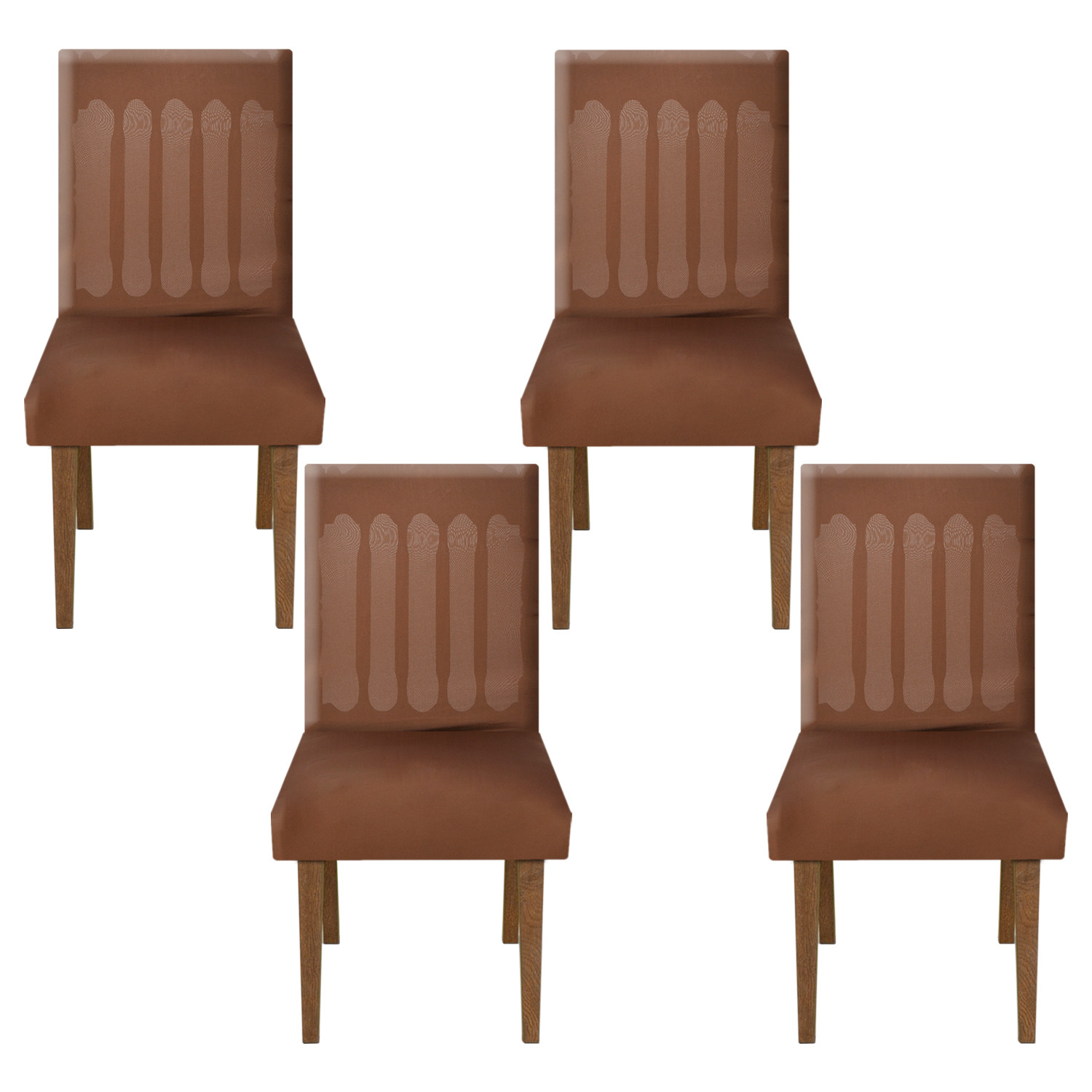 Kuber Industries Elastic Stretchable Polyster Chair Cover For Home, Office, Hotels, Wedding Banquet (Brown)