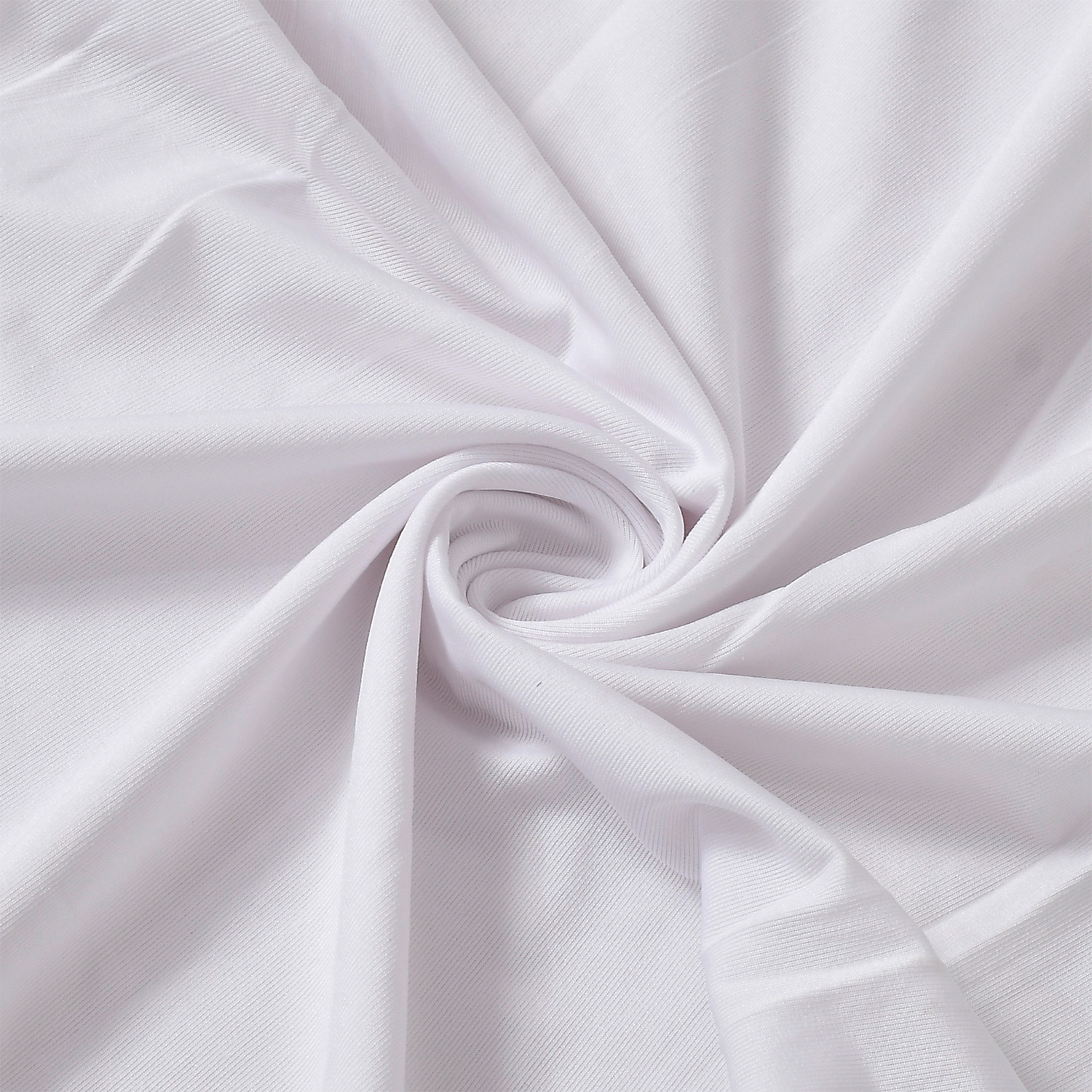 Kuber Industries Elastic Stretchable Polyster Chair Cover For Home, Office, Hotels, Wedding Banquet (White)