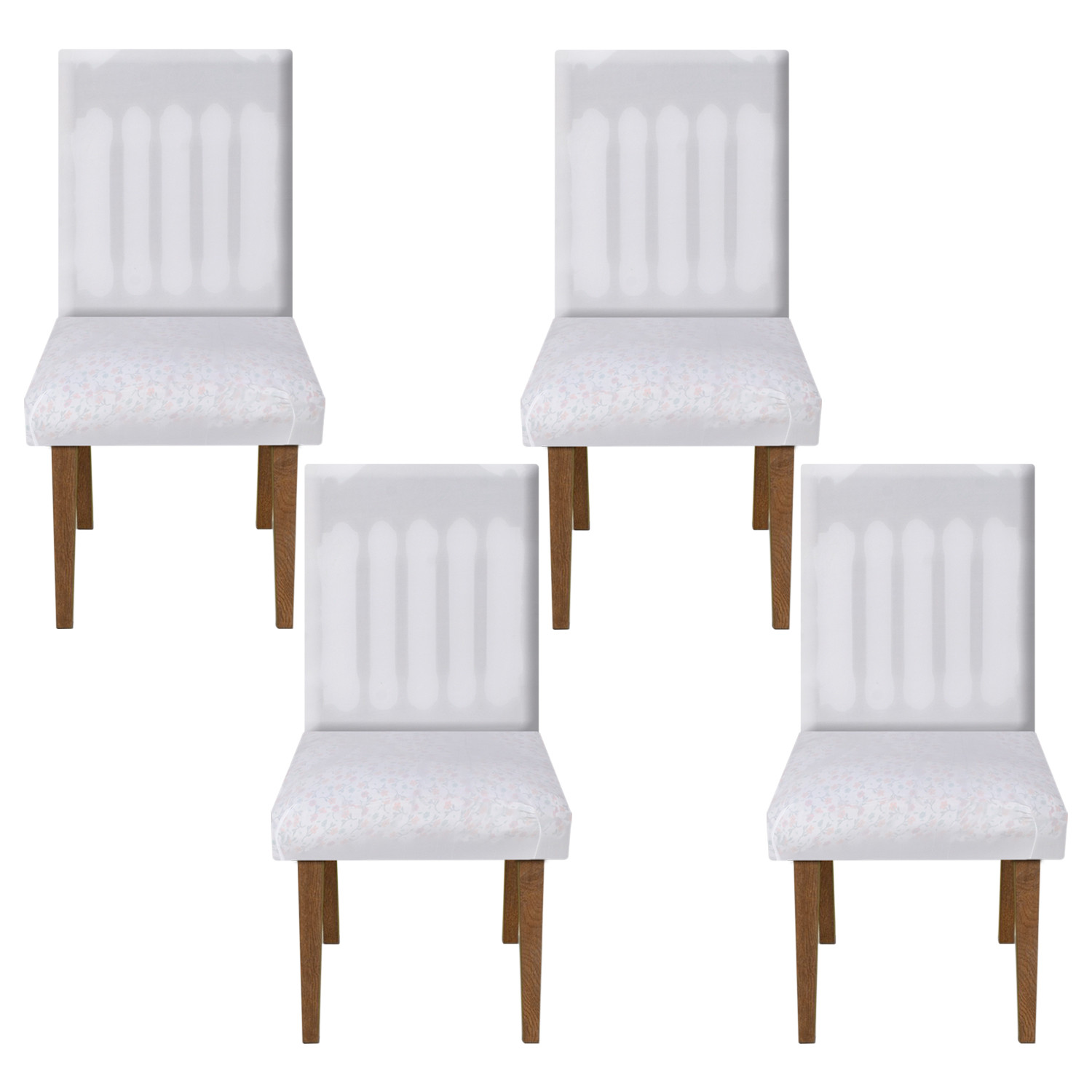 Kuber Industries Elastic Stretchable Polyster Chair Cover For Home, Office, Hotels, Wedding Banquet (White)
