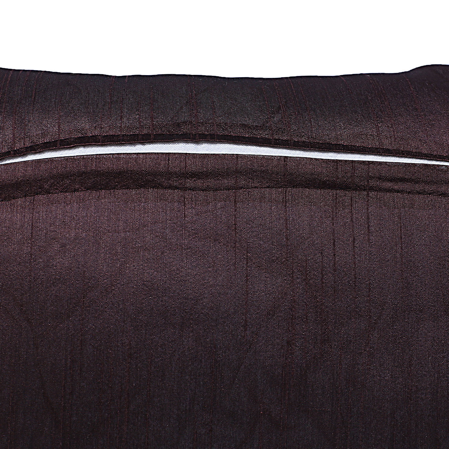 Kuber Industries Embossed Flower Print Cushion Cover|Ractangle Cushion Covers|Sofa Cushion Covers|Cushion Covers 16 inch x 16 inch|Cushion Cover Set of 5 (Brown)