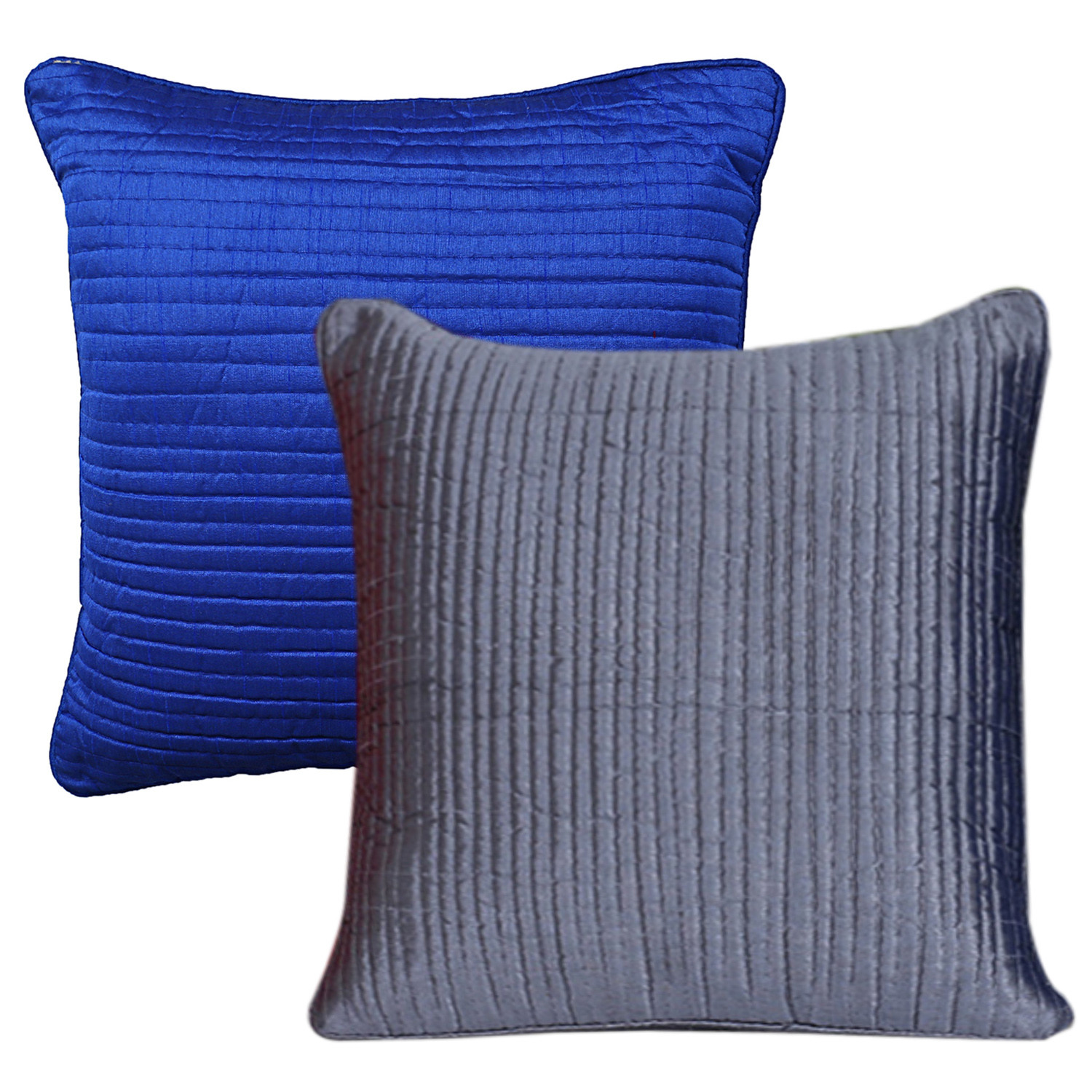 Kuber Industries Embossed Strips Print Cushion Cover|Ractangle Cushion Covers|Sofa Cushion Covers|Cushion Covers 16 inch x 16 inch|Cushion Cover Set of 5  (Multicolor)
