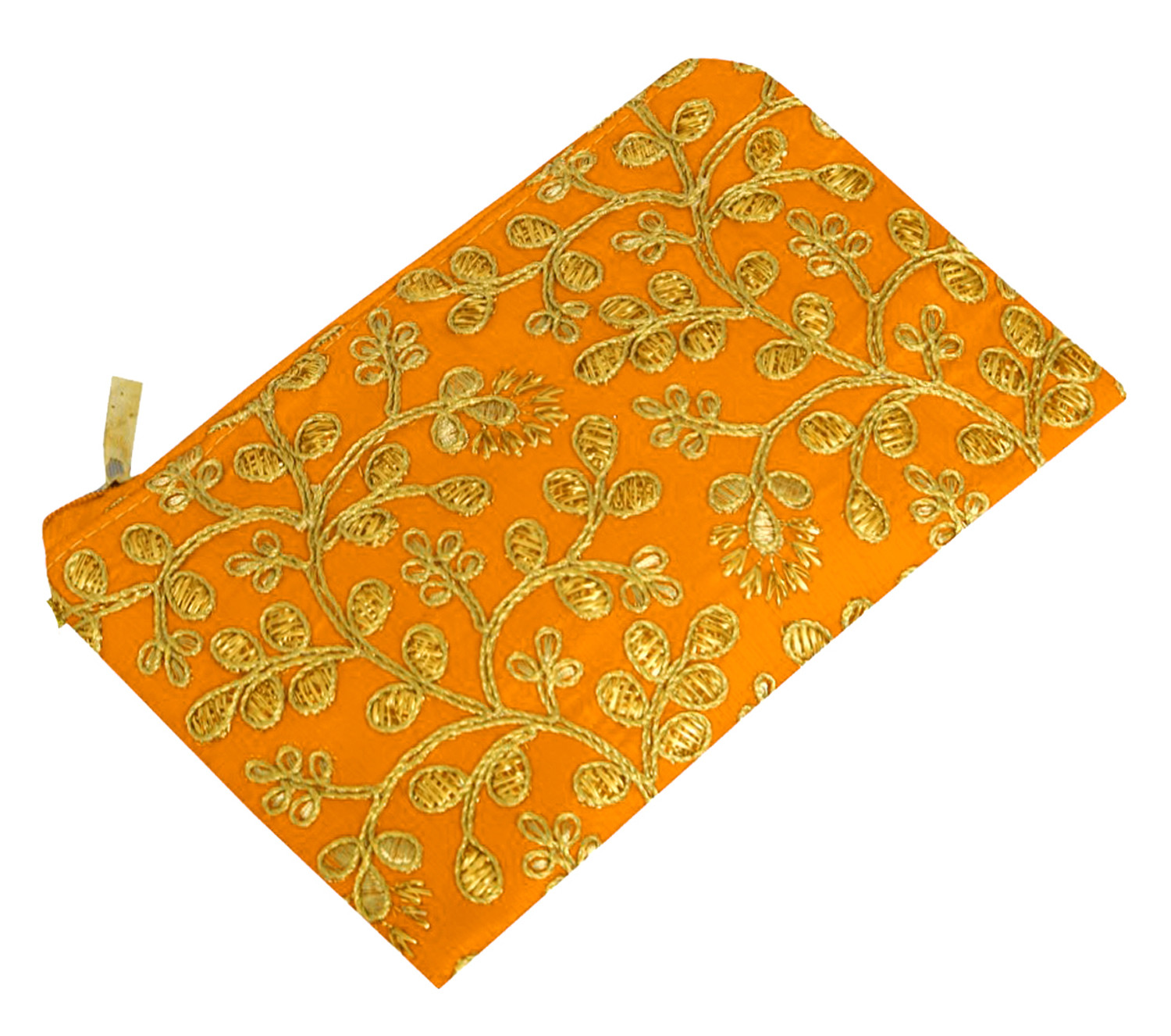 Kuber Industries Embroidery Hand Purse/Wallet For Women- Pack of 2 (Yellow)