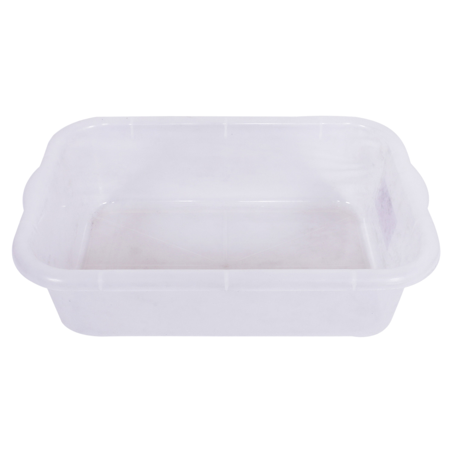 Kuber Industries Exel TrayPlastic Tray for Storage OrganizerMultipurpose Kitchen TrayBig Storage Basket Tray Transparent